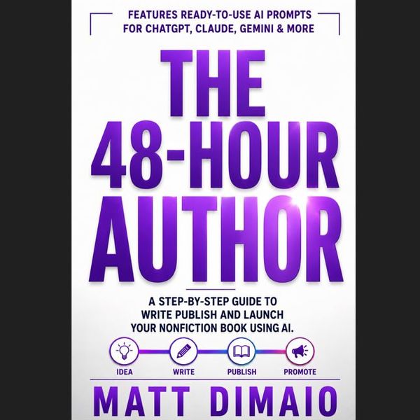 THE 48-HOUR AUTHOR: A Step-By-Step Guide To Write Publish And Launch Your Nonfiction Book Using AI.
