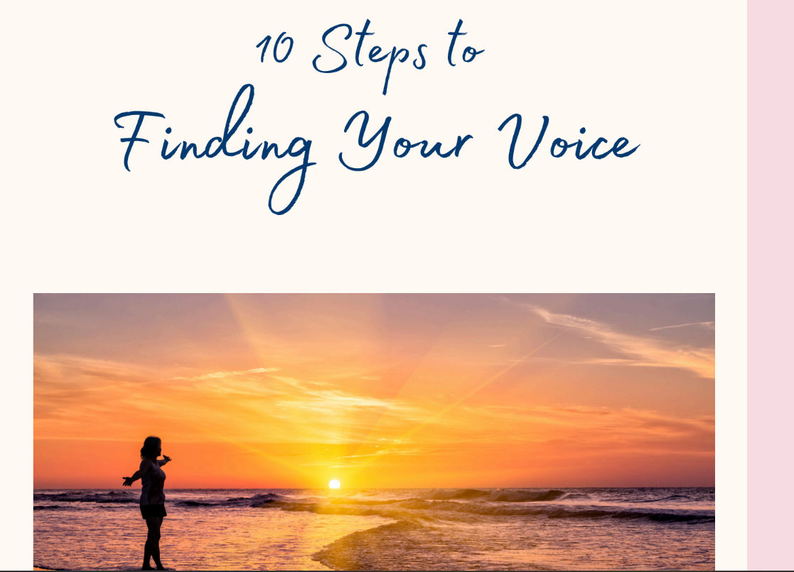 10 Steps to Finding Your Voice