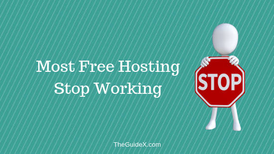 Most Free Hosting Stop Working