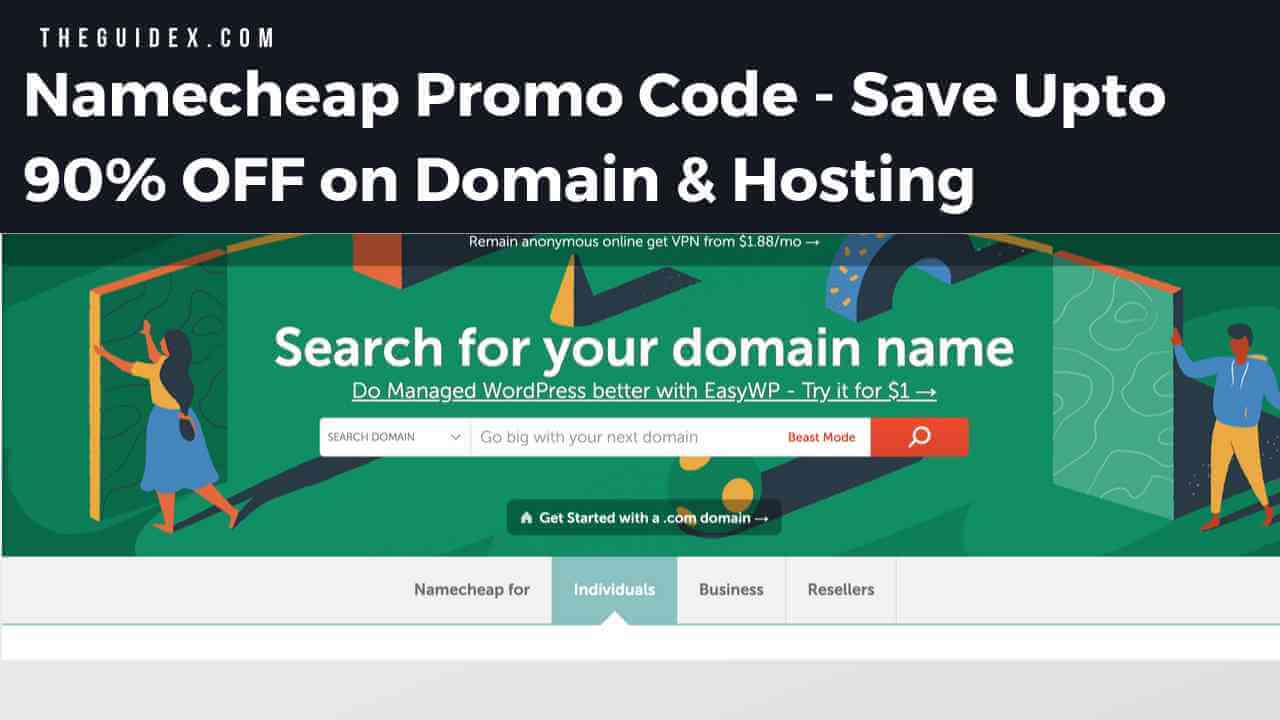 Namecheap Promo Code Grab upto 90 OFF on Domain & Hosting (2023 Deals)