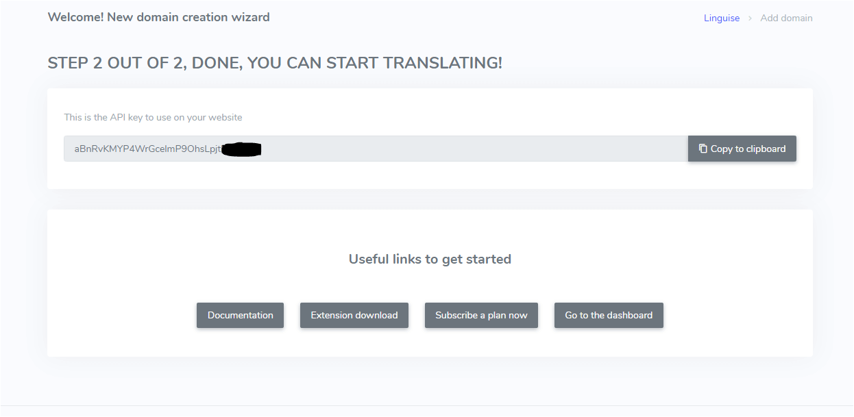 How to automatically translate and edit translation in wordpress Linguise step 2 -