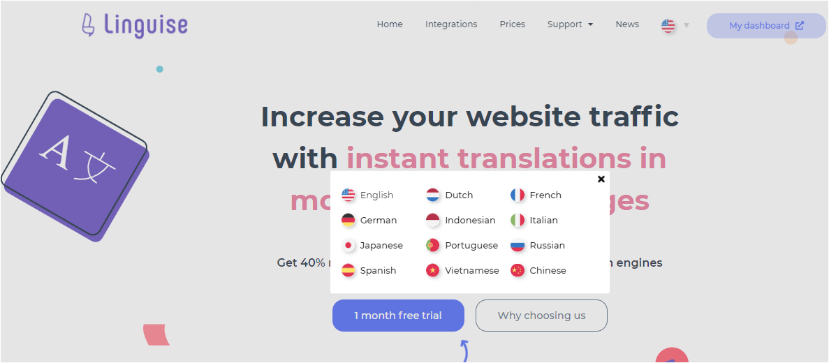 How to automatically translate and edit translation in wordpress Linguise -