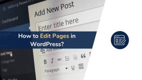 edit page in wordpress