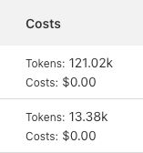 Image Placeholder: Chart showing token usage before and after prompt optimization