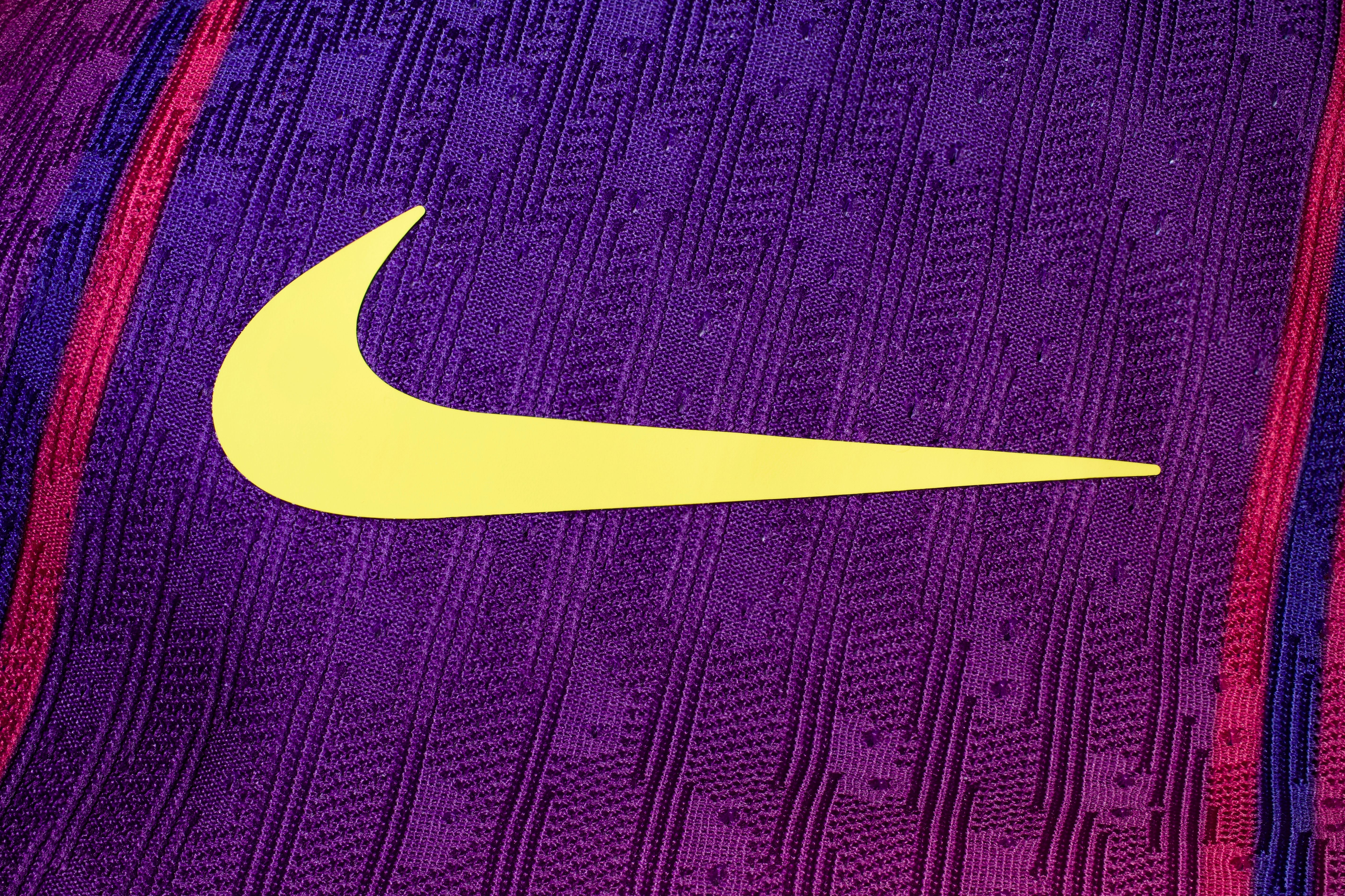 Nike swoosh closeup