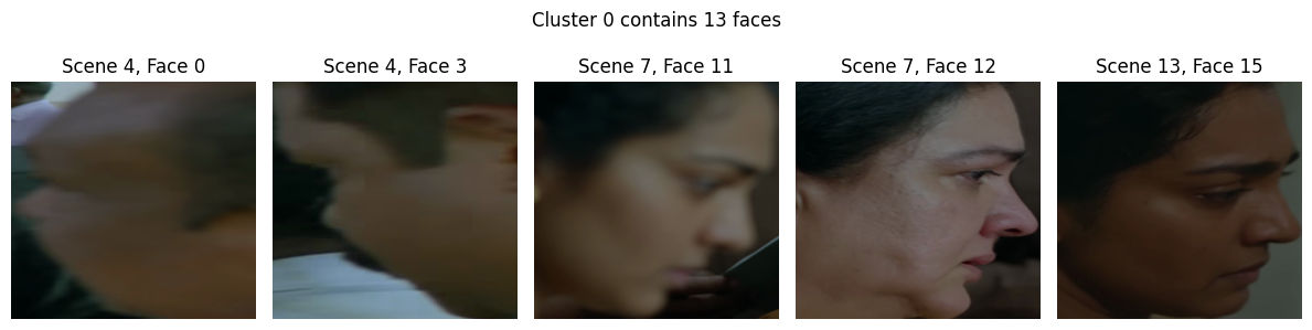 Faces in cluster 0