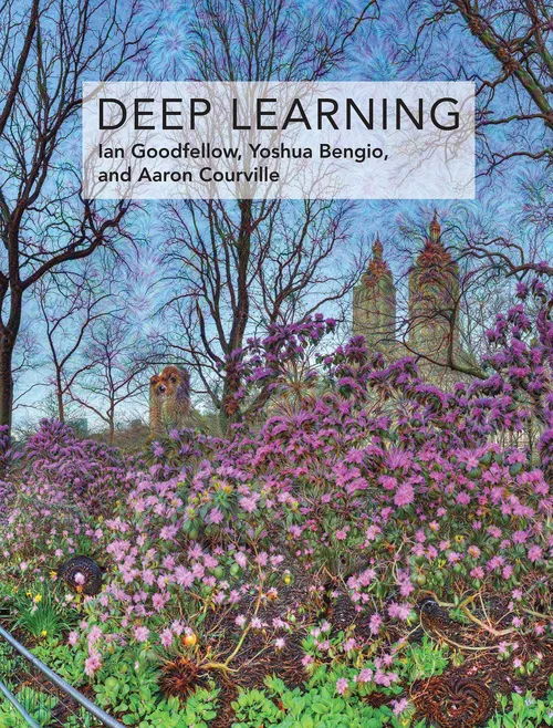Cover of Deep Learning by Ian Goodfellow, Yoshua Bengio, Aaron Courville, Francis Bach
