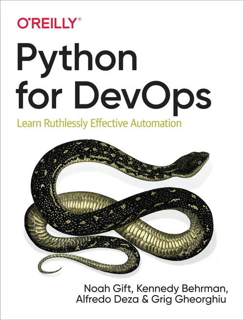 Cover of Python for DevOps by Noah Gift, Kennedy Behrman, Alfredo Deza, Grig Gheorghiu