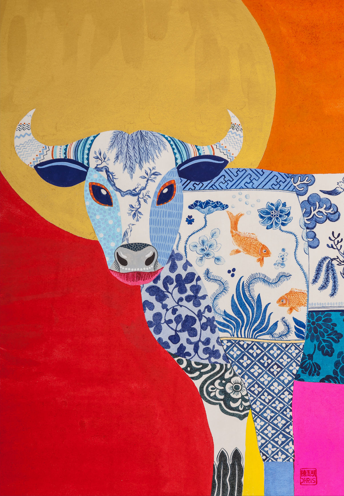 The Ox by Chris Chun: Visual Artwork | The Artling