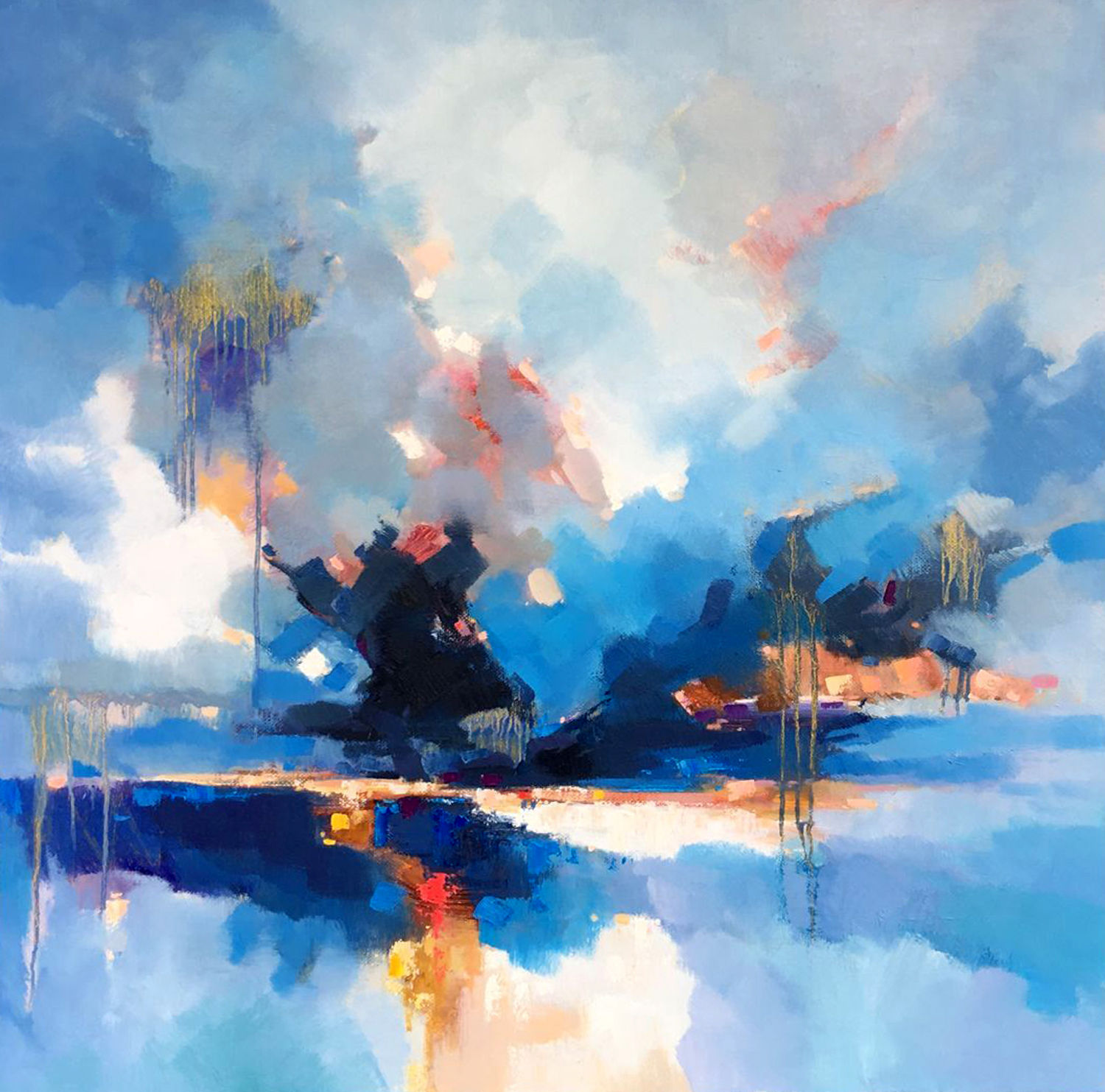 Cloudy Sky 133 By Jingshen You 17 Painting The Artling
