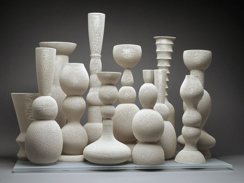 contemporary clay sculpture