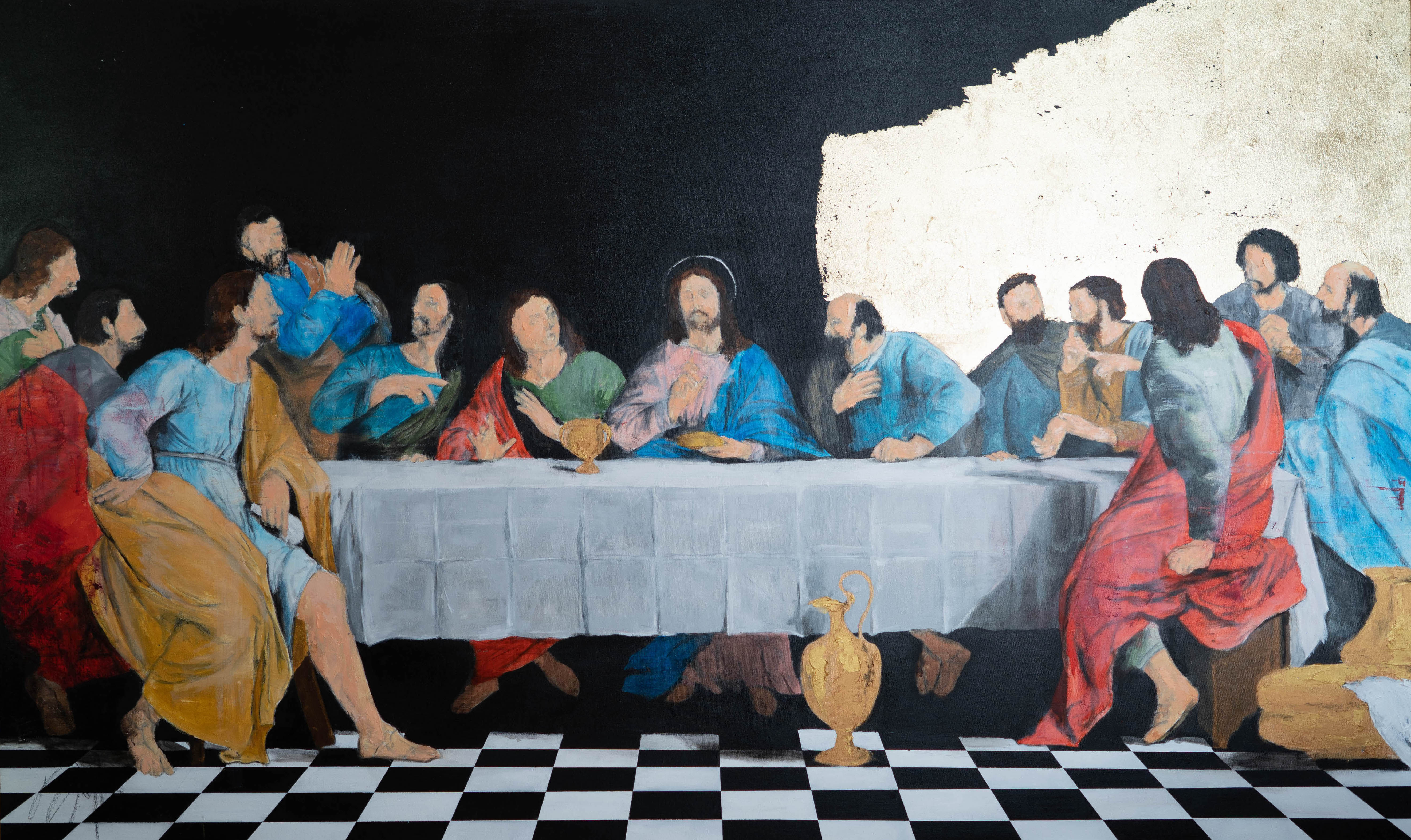 The last supper contemporary by Tomoya Nakano 2020: Painting | The