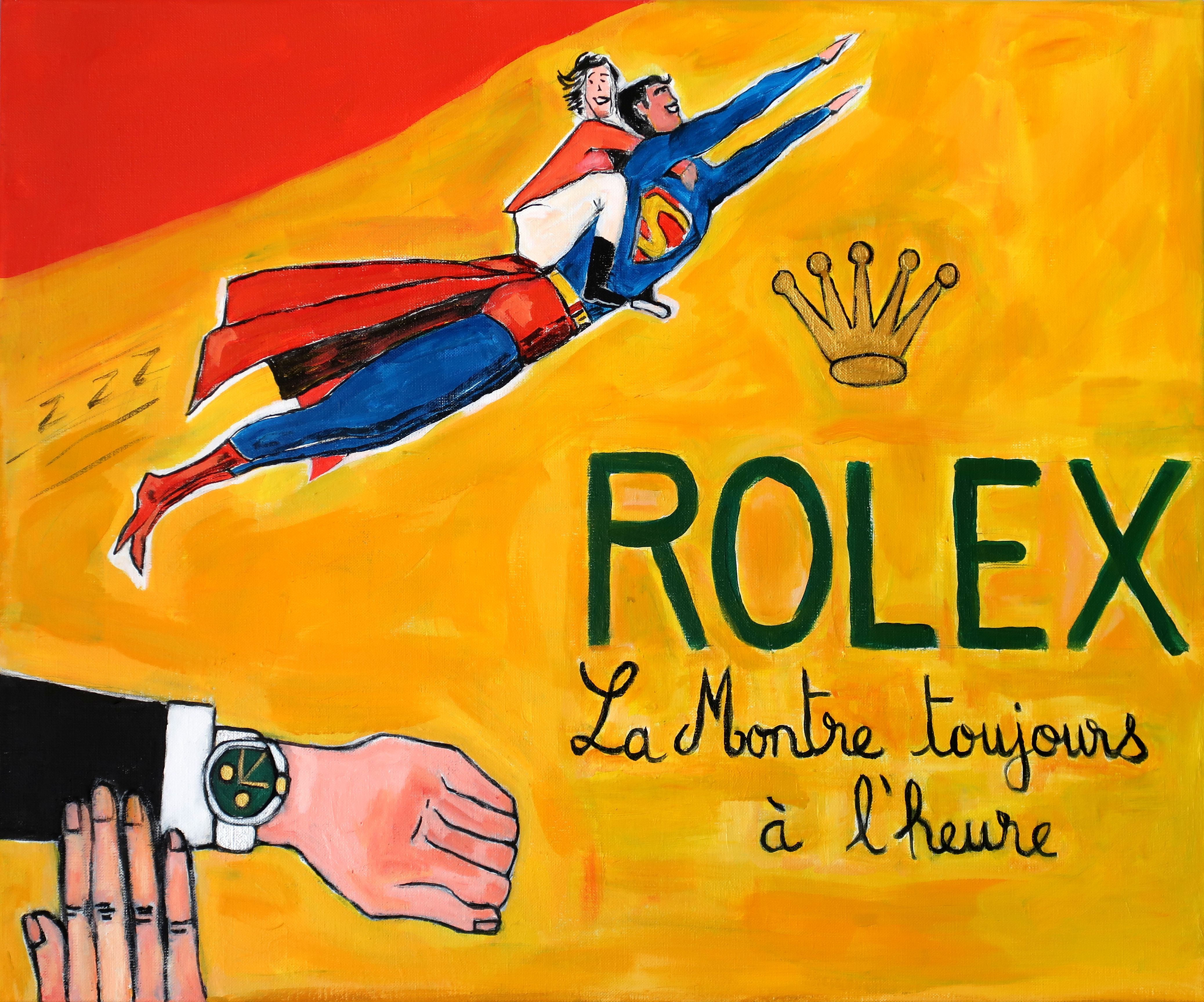 Rolex by Richard Boigeol 2015: Painting 