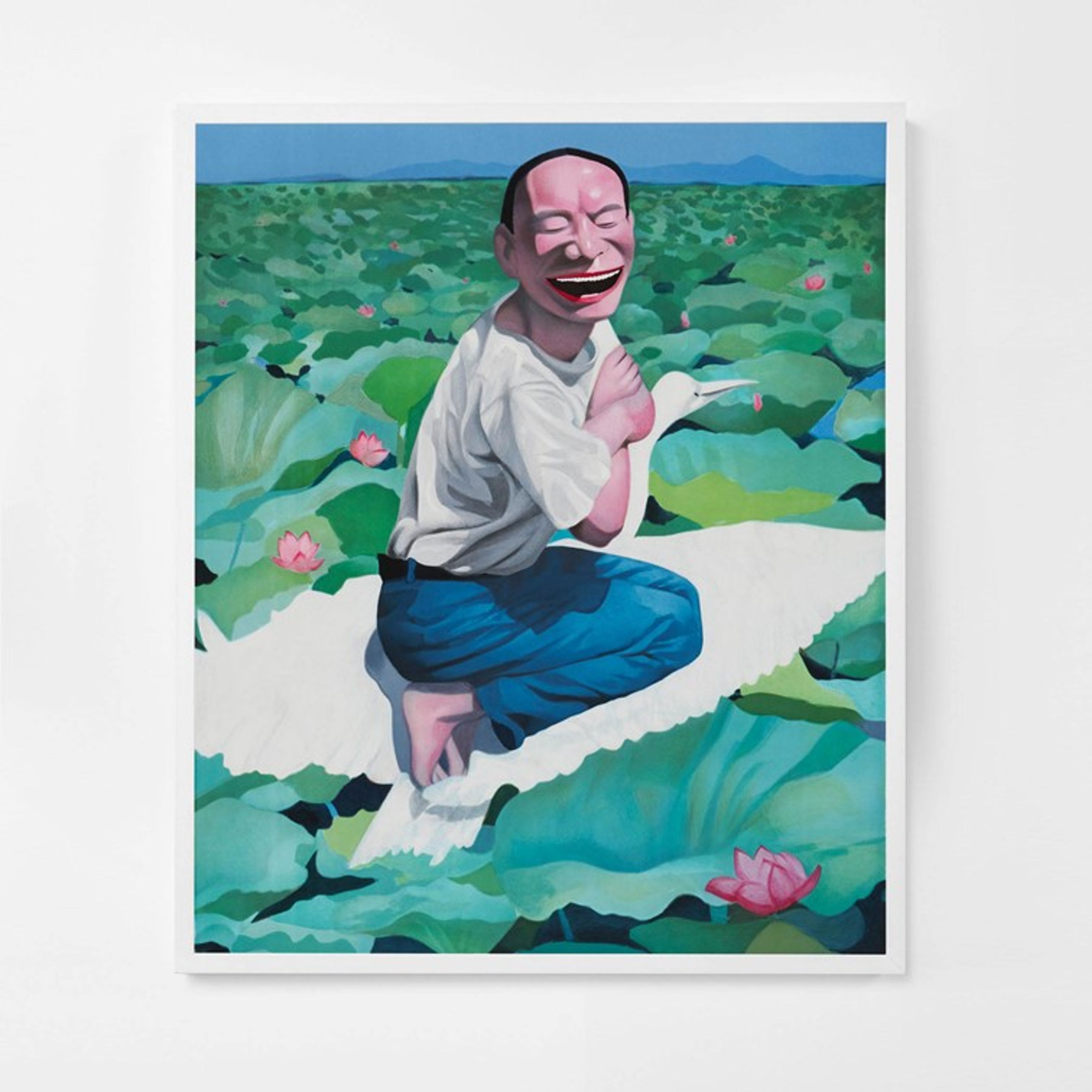 yue minjun 画集 Luo, 2023 by Yue Minjun | Ocula
