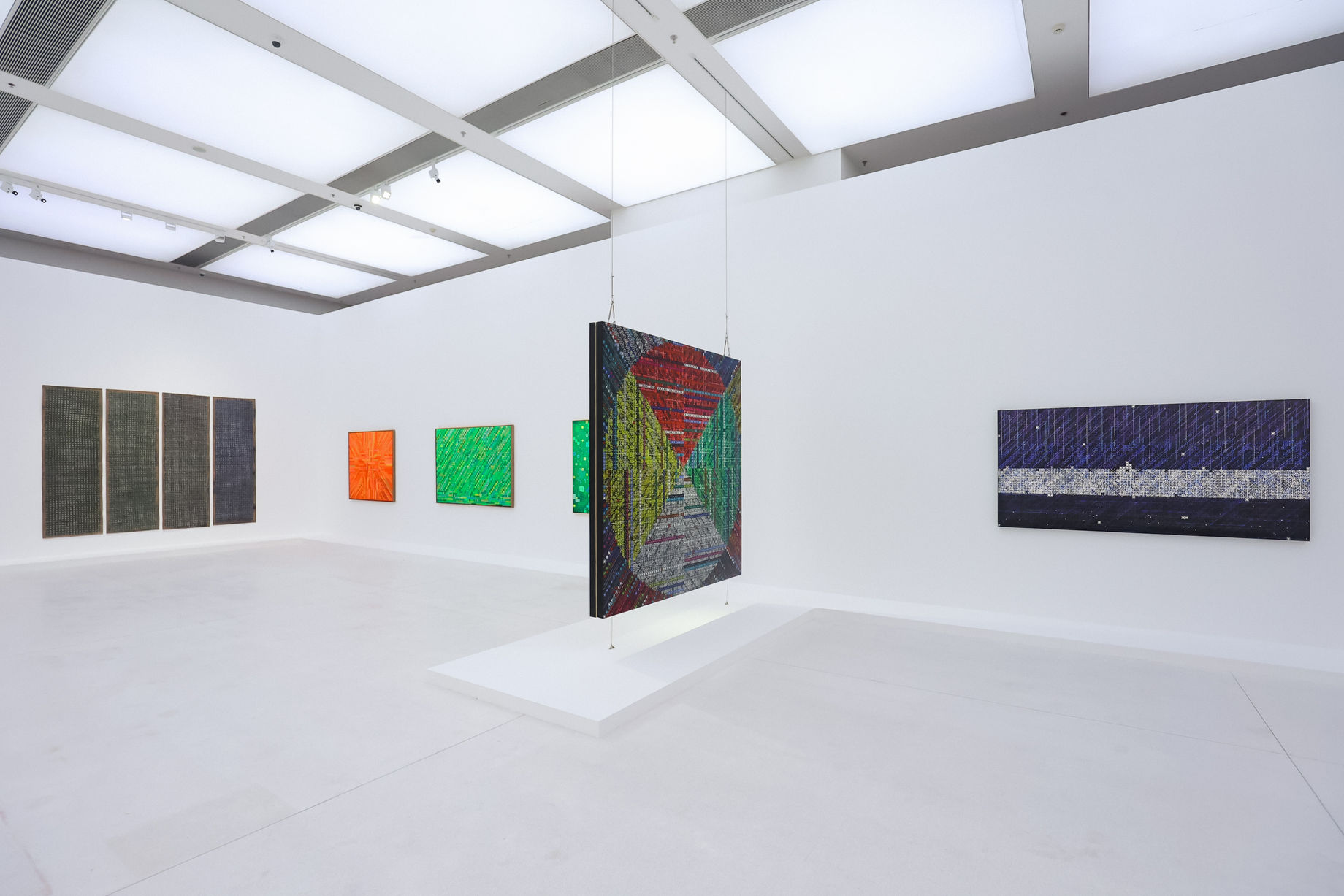 Cross Galaxy: Ding Yi's Solo Exhibition MOCAUP, Shenzhen