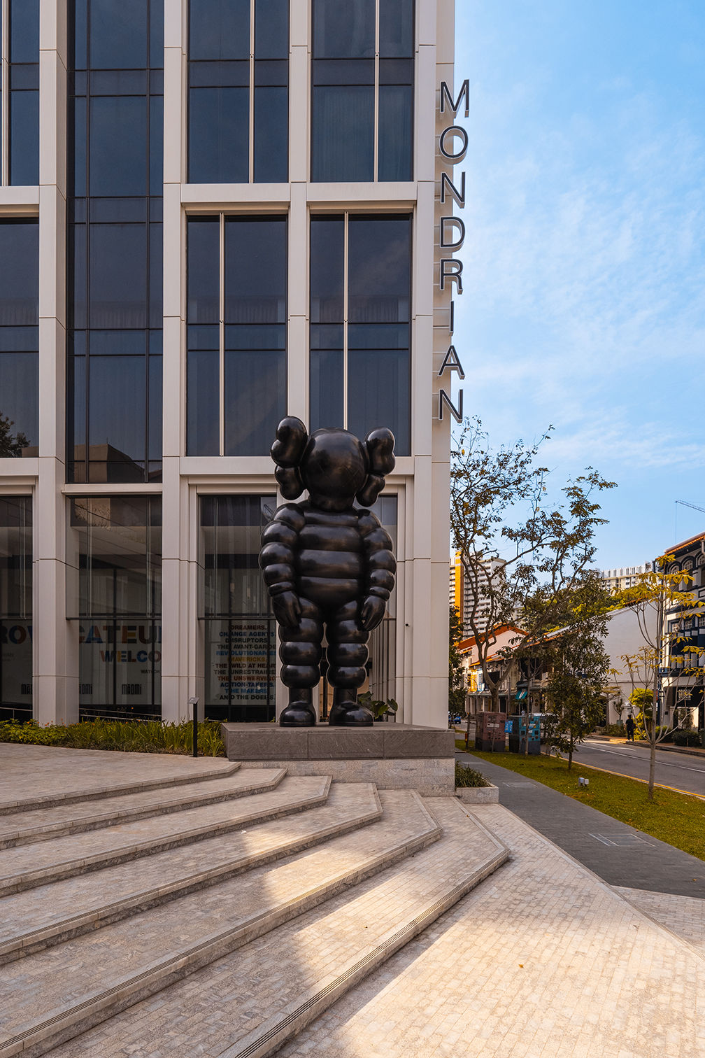 Triumphant Unveiling: KAWS Marks the Grand Opening of Mondrian Singapore  Duxton