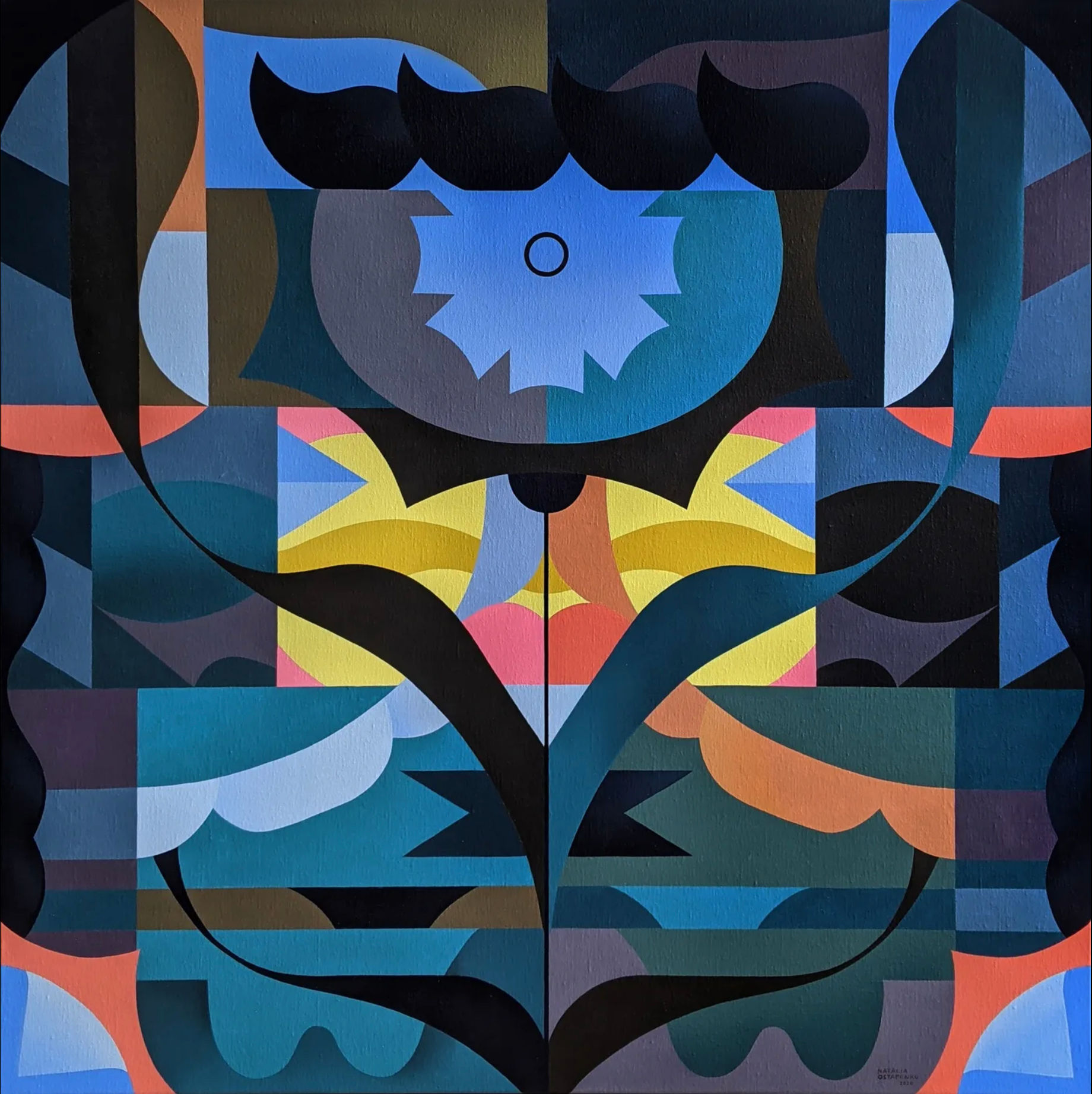 11 Geometric Abstract Works with Striking Compositions