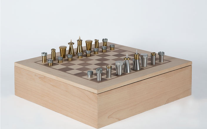 Daniel Skoták's Fortify Concrete Chess Set is Perfect for Minimalists