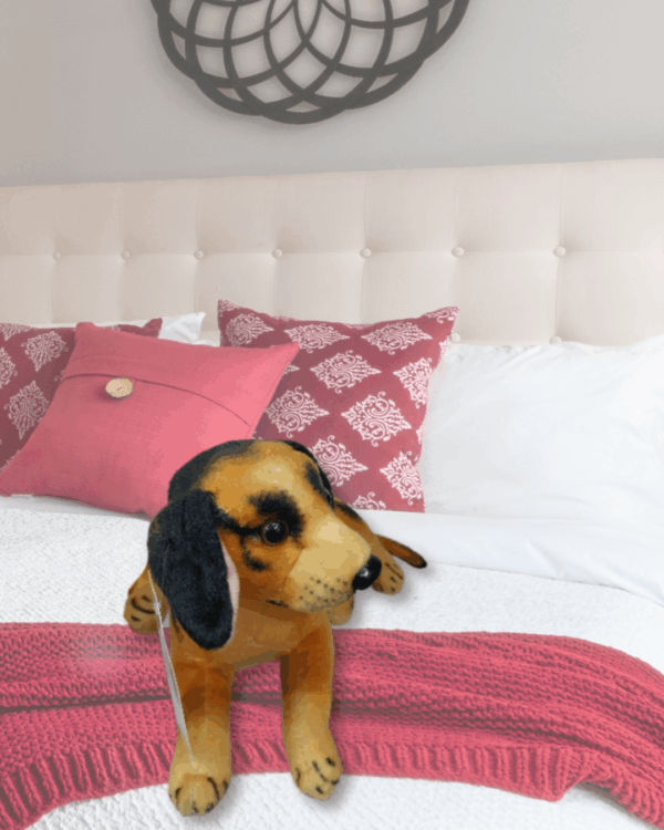 Sitting Dog Plush Soft Stuffed Toy, Adorable Gifts for Kids