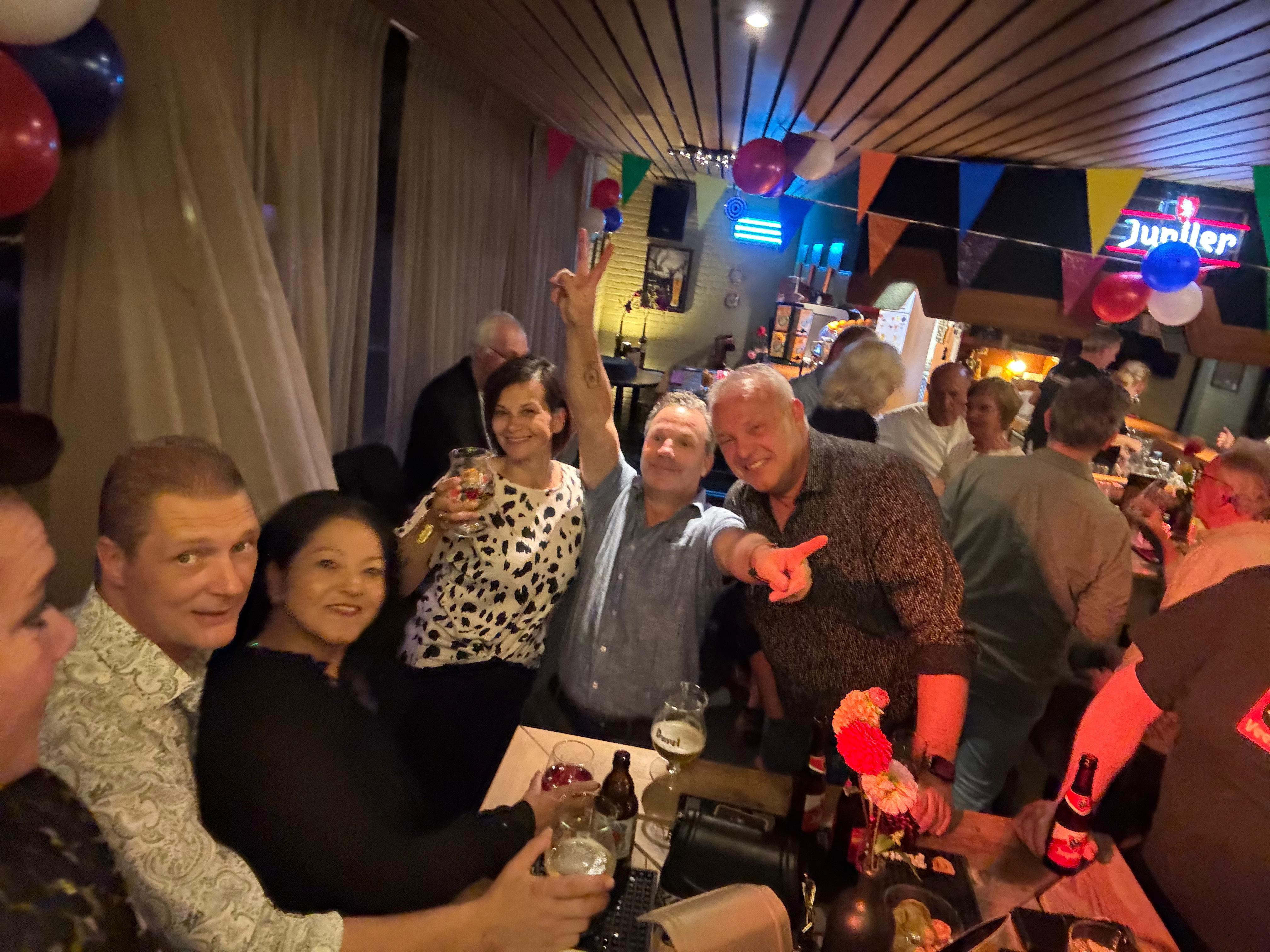 Feestfoto van Jac