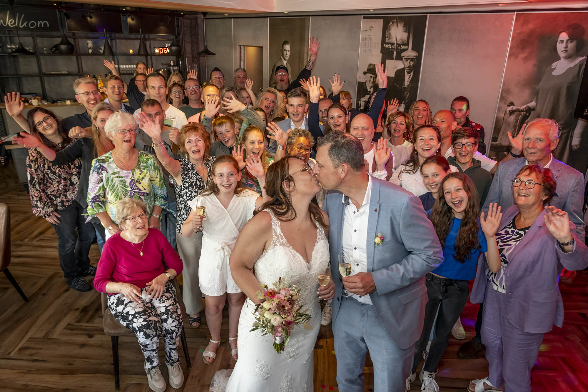 Feestfoto van Marjon