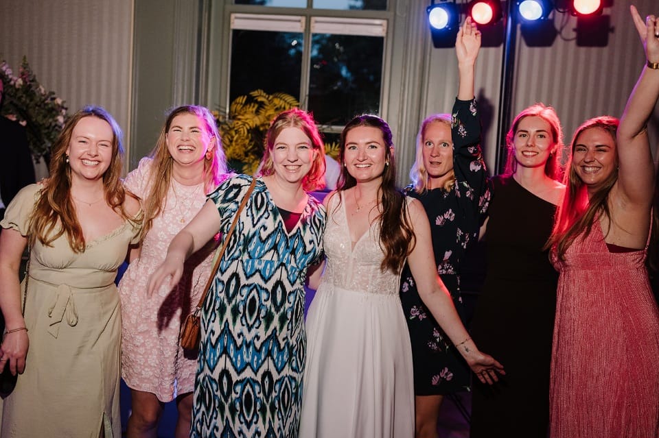 Feestfoto van Marijke
