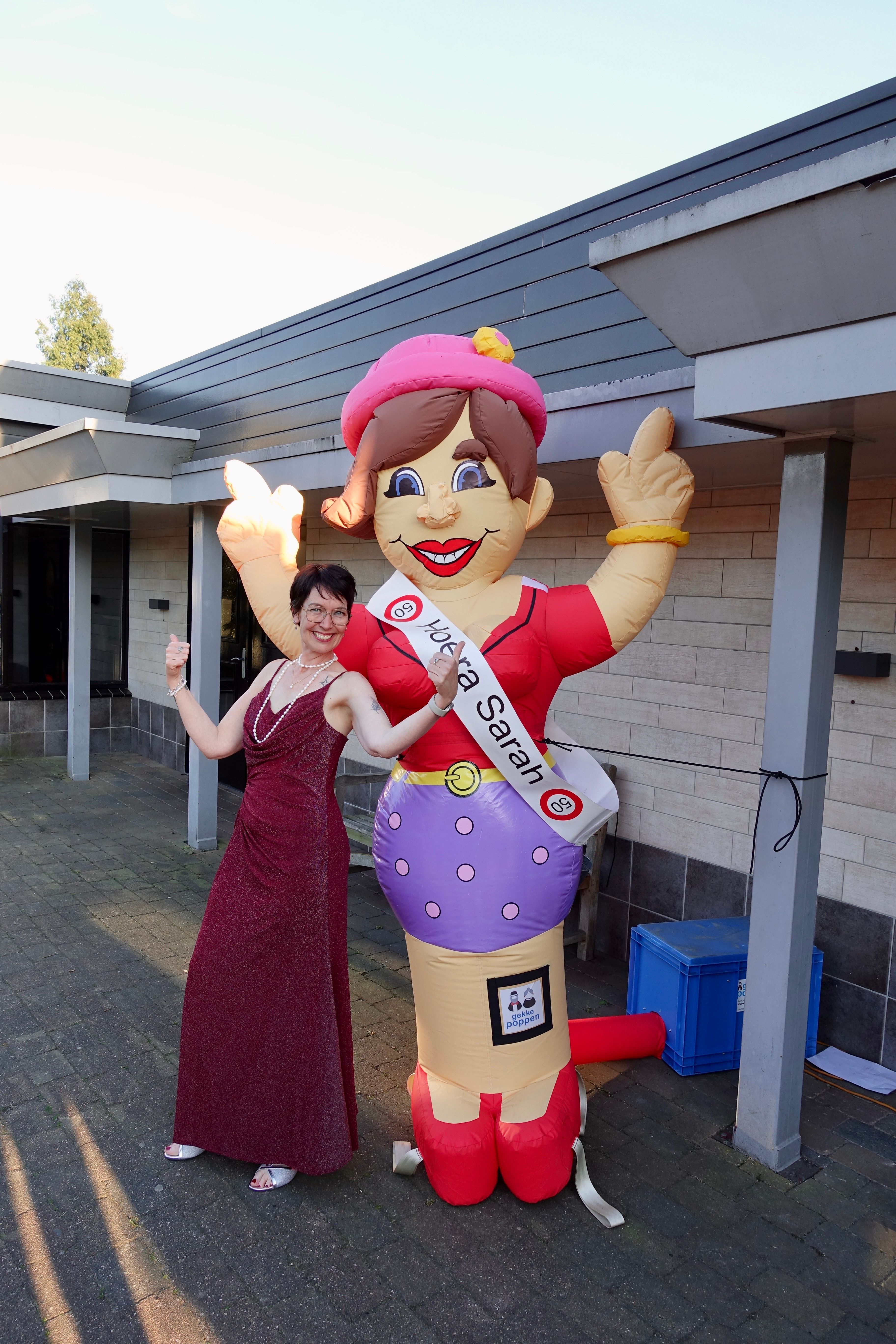 Feestfoto van Manon