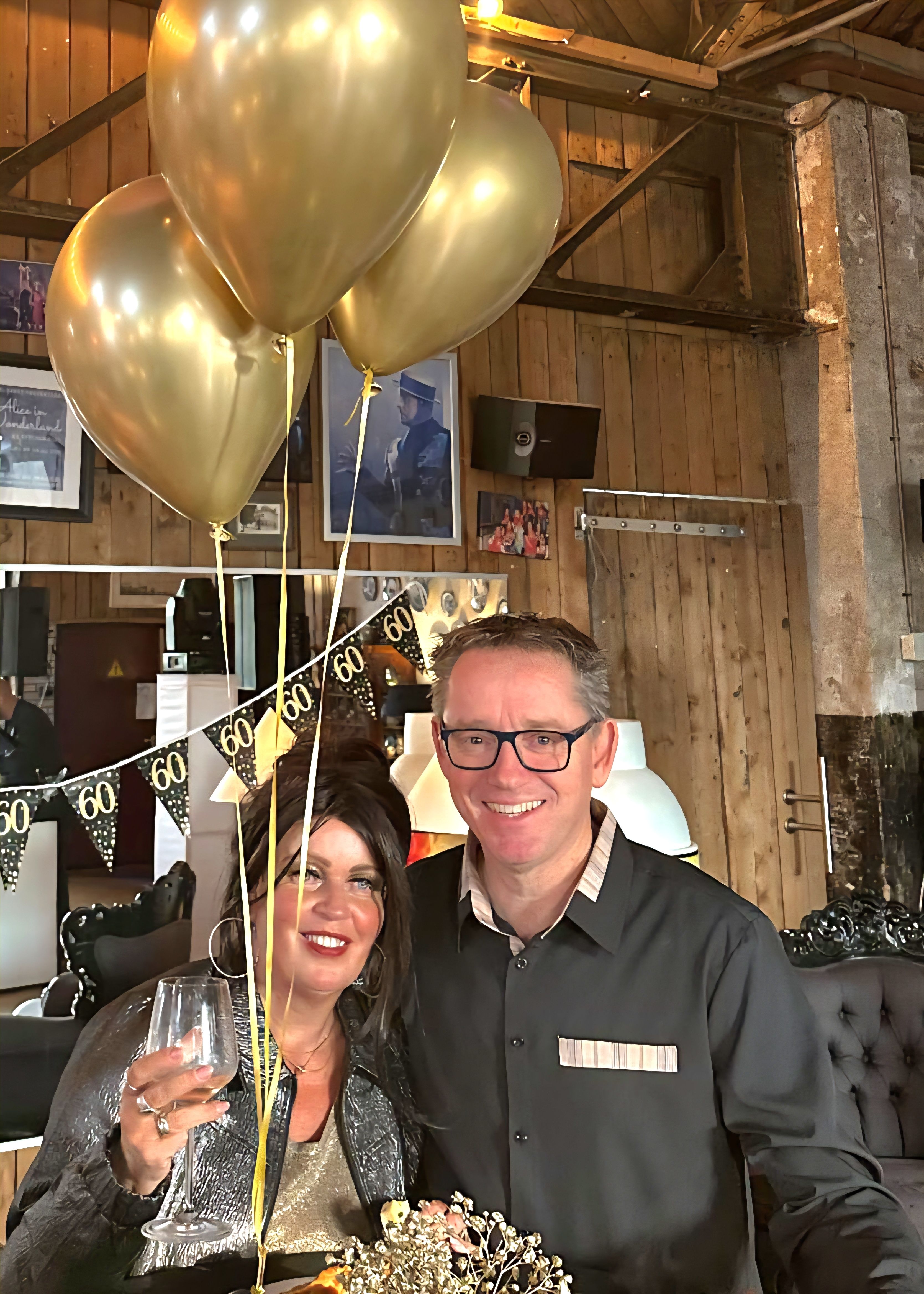 Feestfoto van Marijke