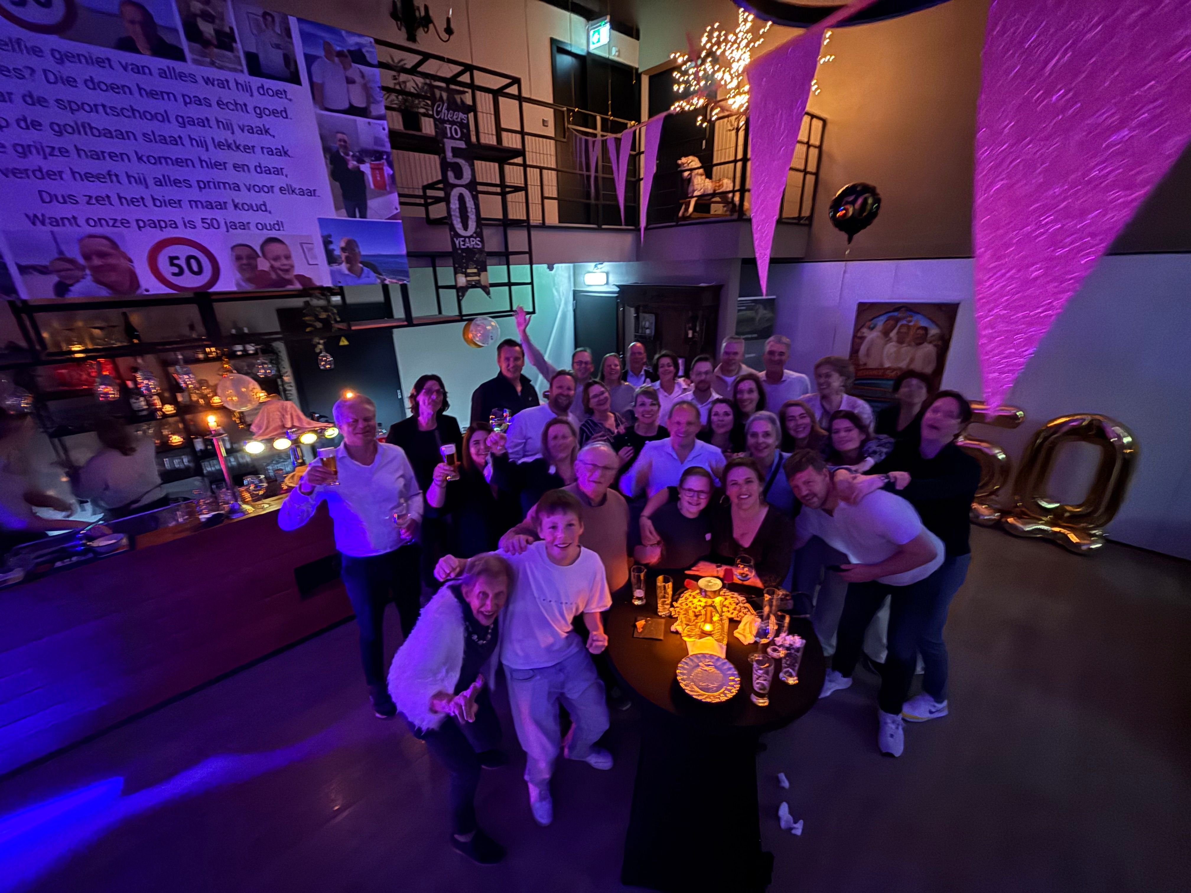 Feestfoto van Joost