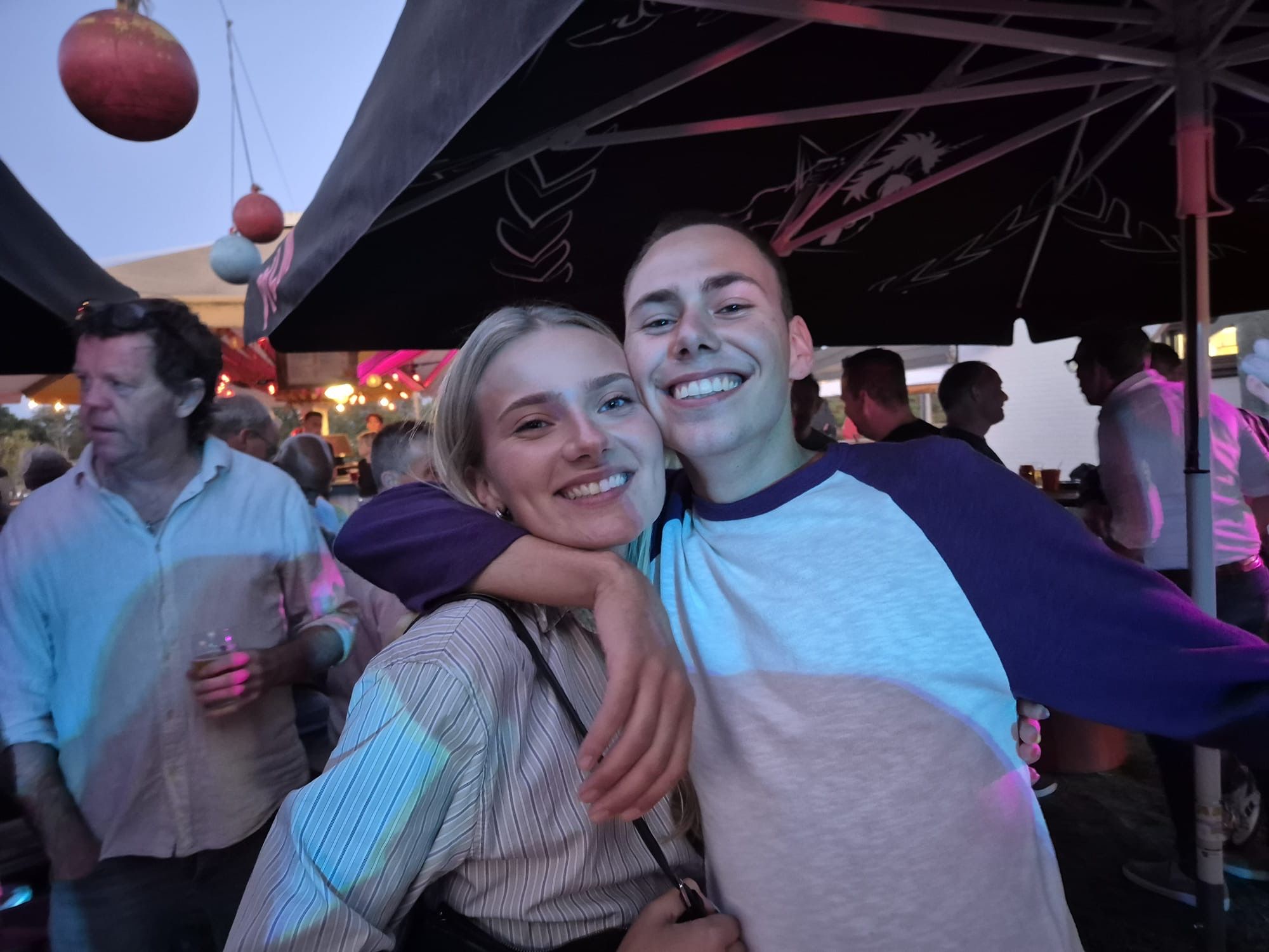 Feestfoto van Sascha