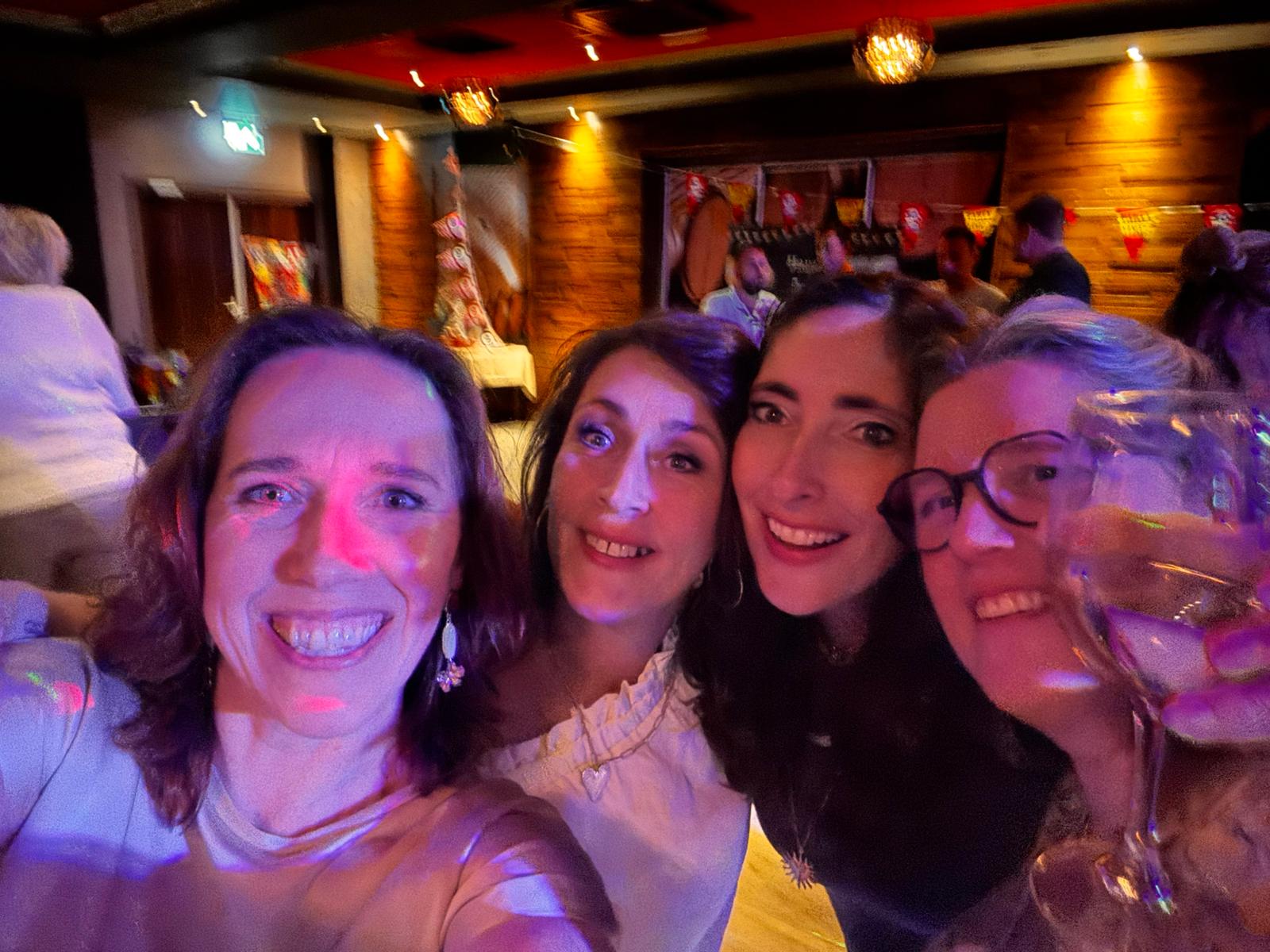 Feestfoto van sandra