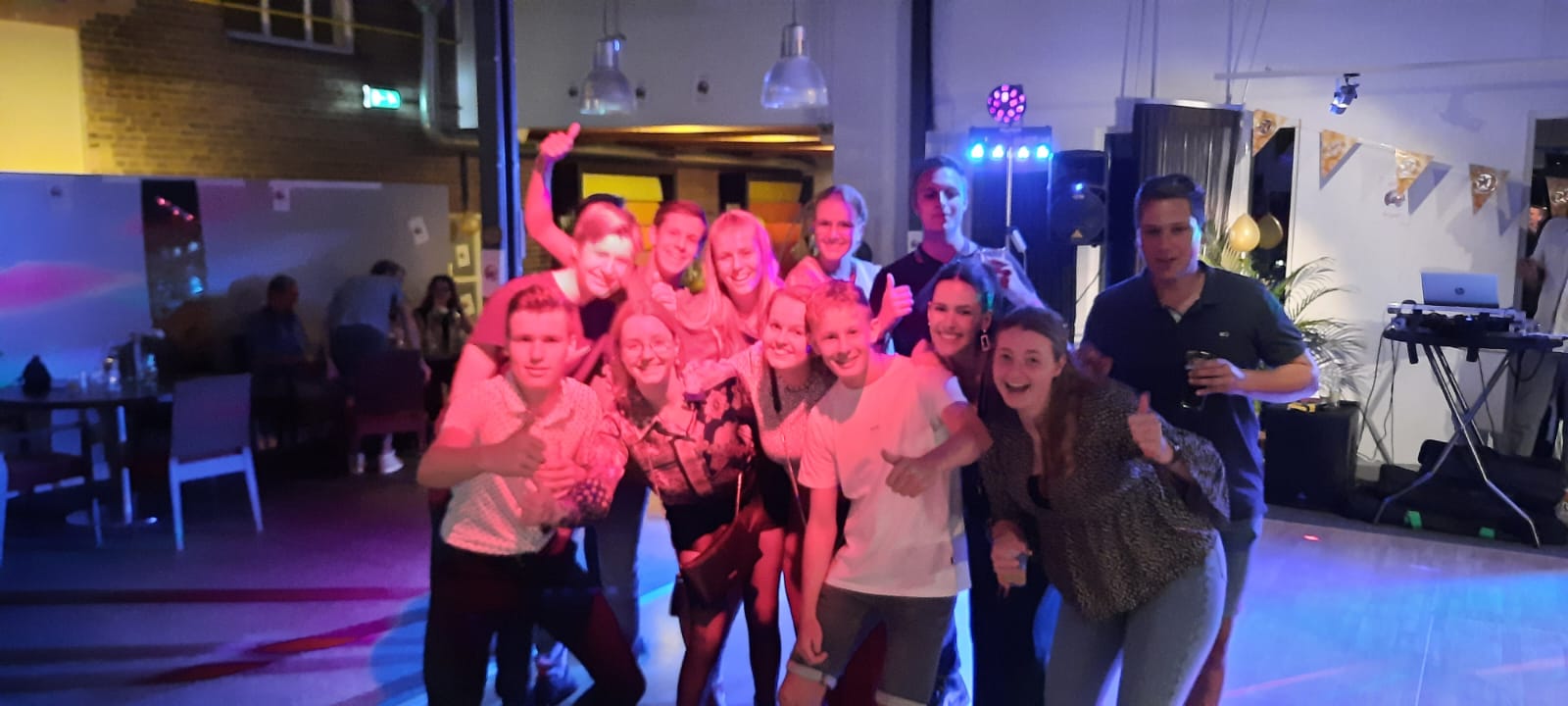 Feestfoto van Erwin