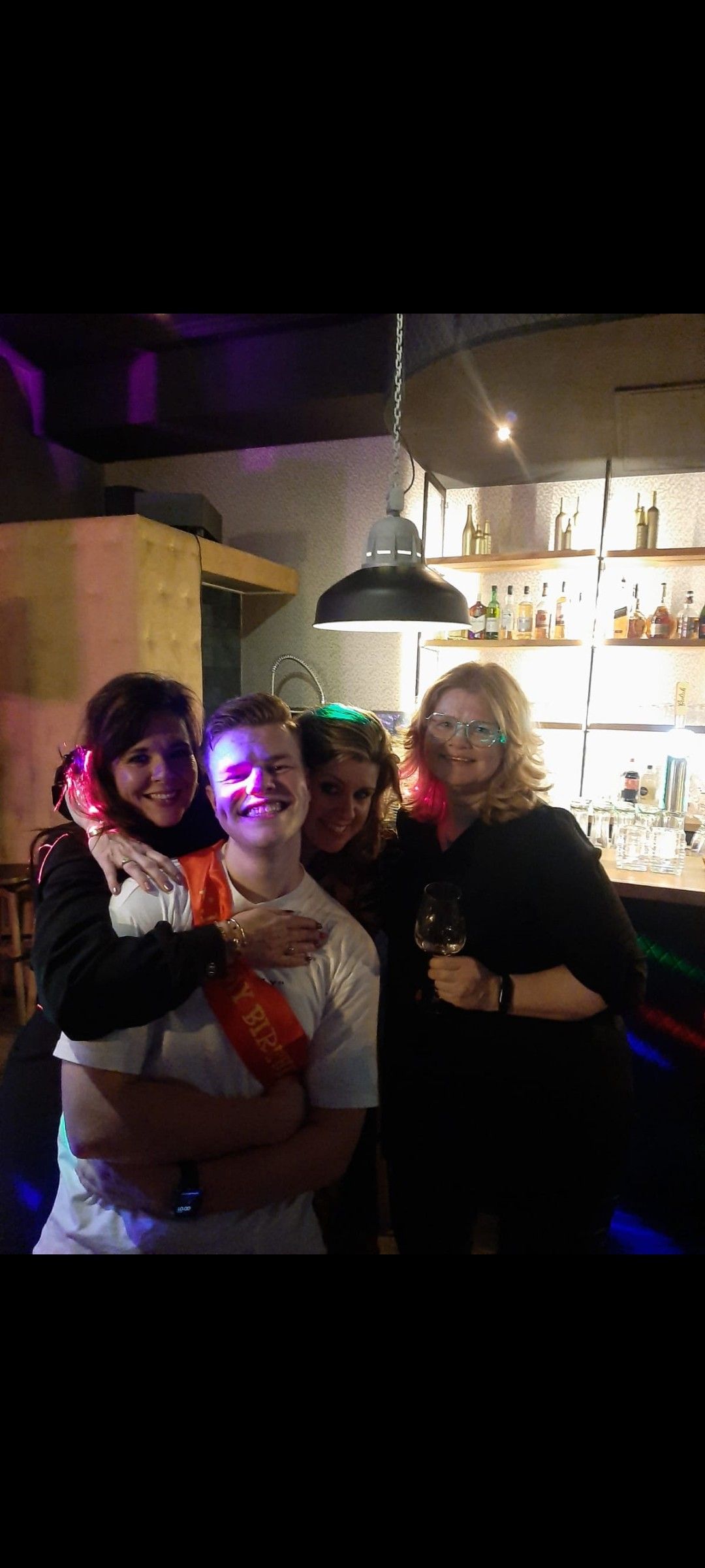 Feestfoto van Conny