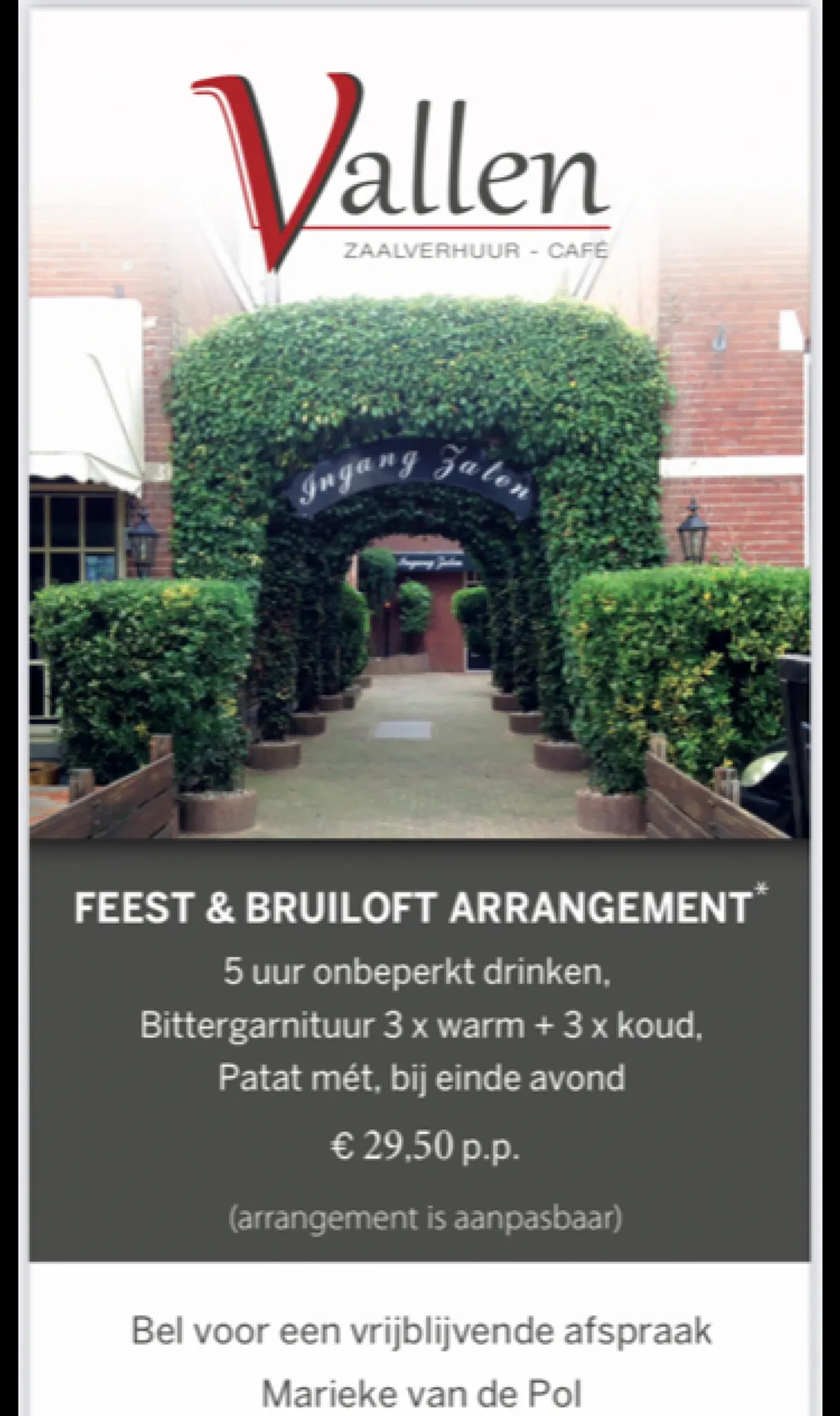 Eet Café de Vallen, foto 1 van 4