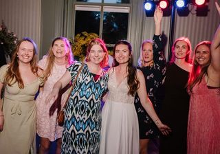 Feestfoto van Marijke