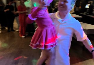 Feestfoto van Maudy