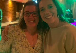 Feestfoto van sandra