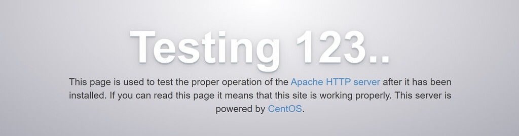 Apache Testing