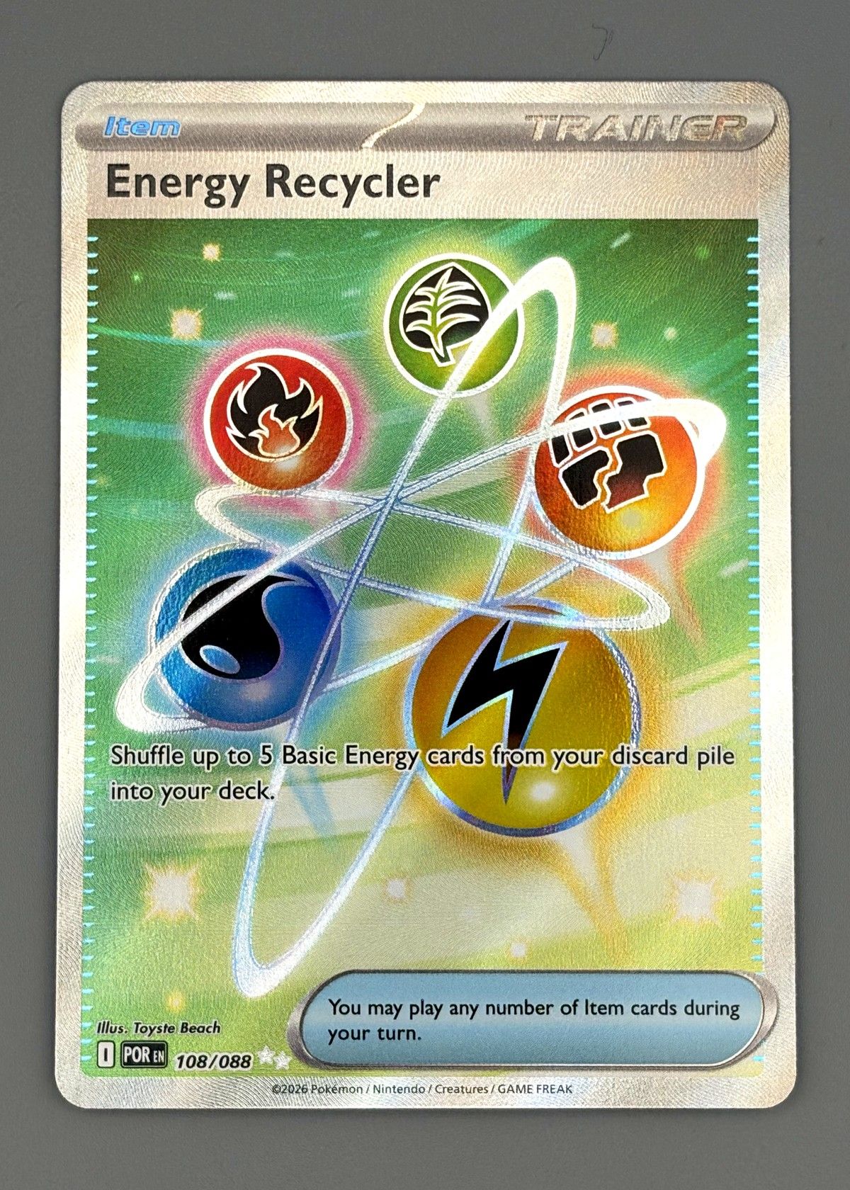 Energy Recycler 108/088 (Scarlet & Violet) - Trainer Item, front