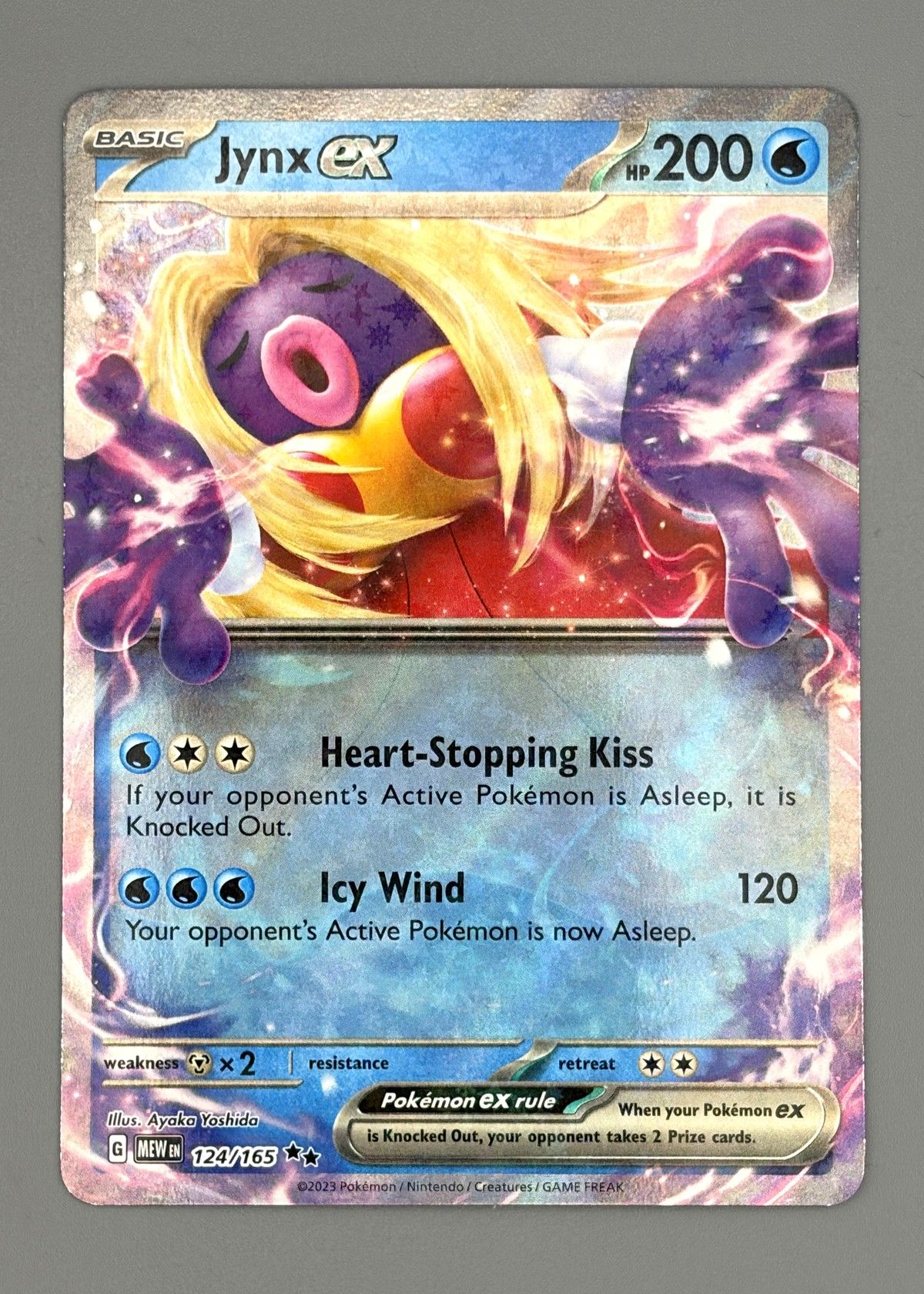 Jynx ex 124/165 (Scarlet & Violet) - Ultra Rare Full Art, front