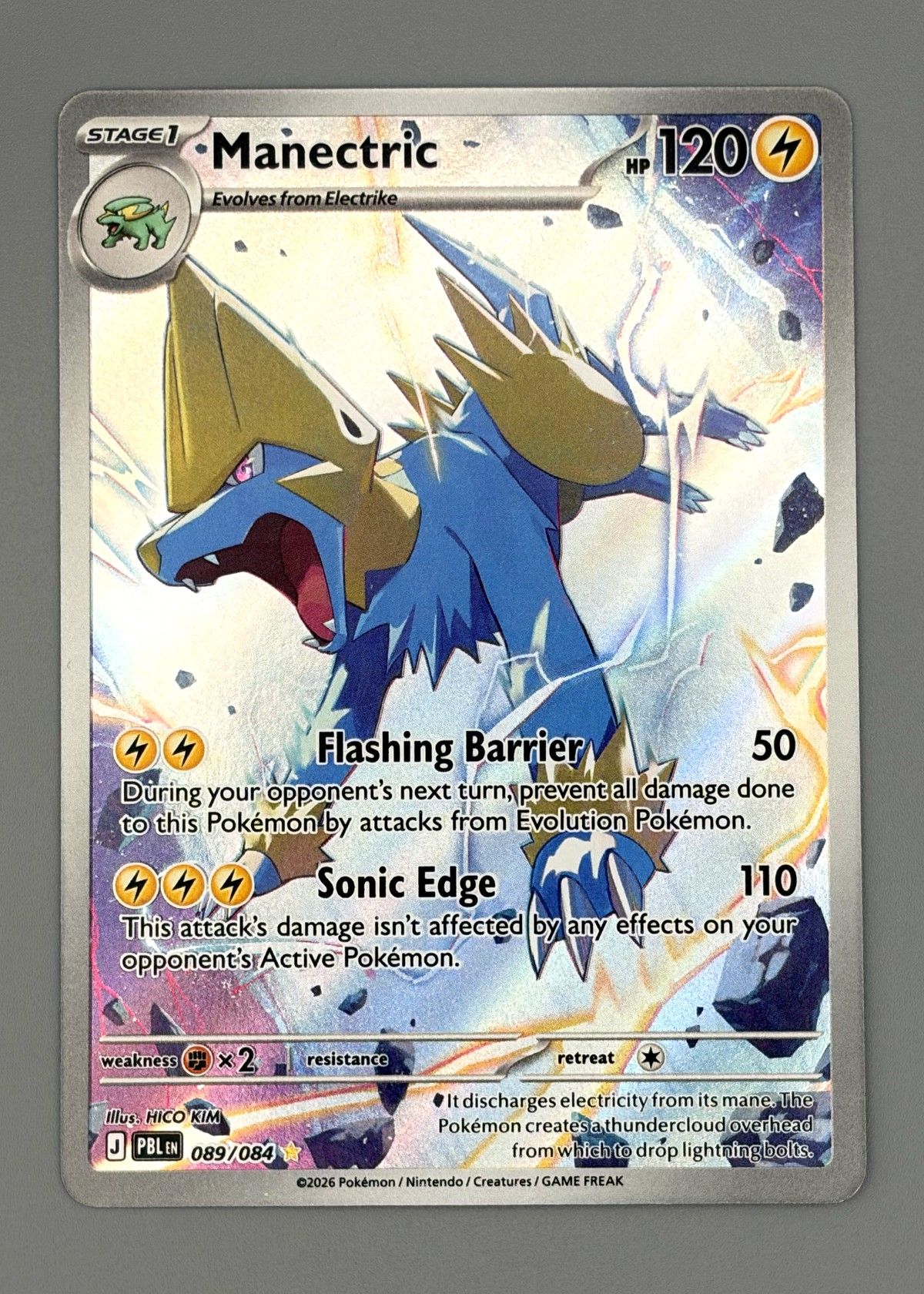 Manectric 089/084 (Scarlet & Violet) - Illustration Rare, front