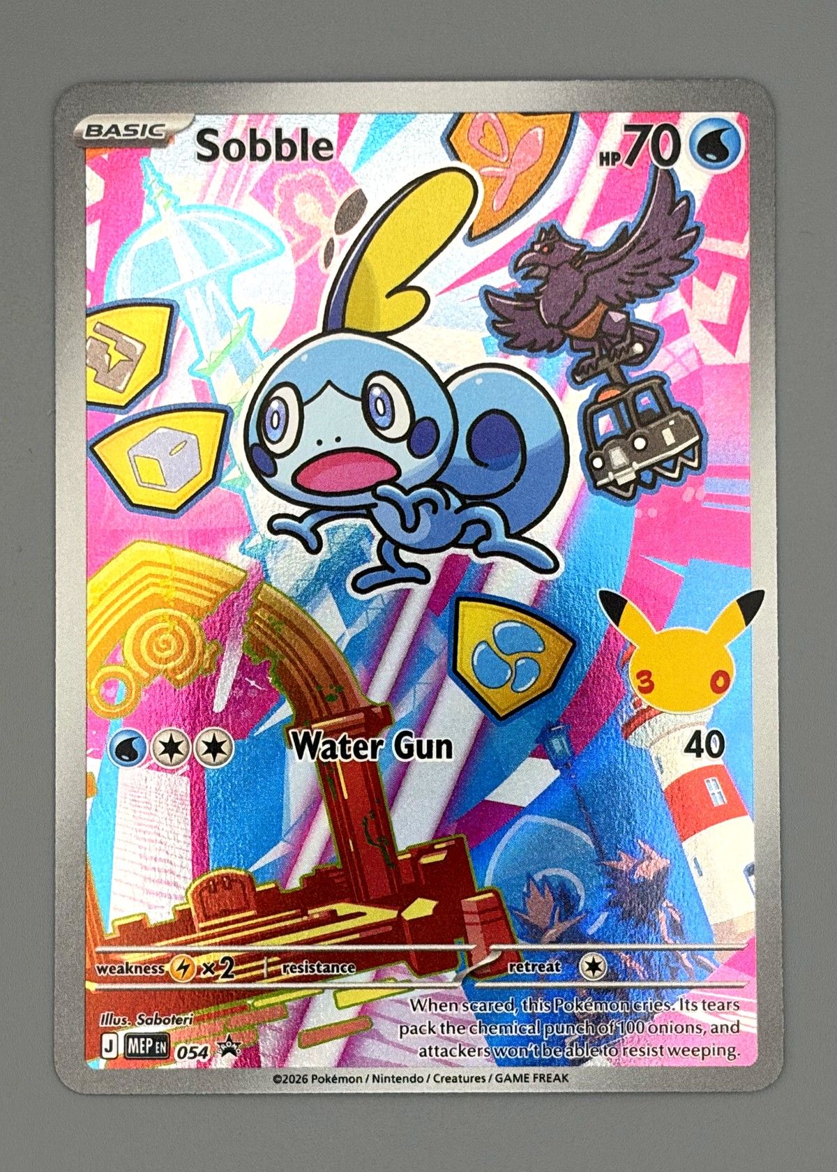 Sobble 054/264 (Scarlet & Violet) - Basic Pokémon Holo Rare, front