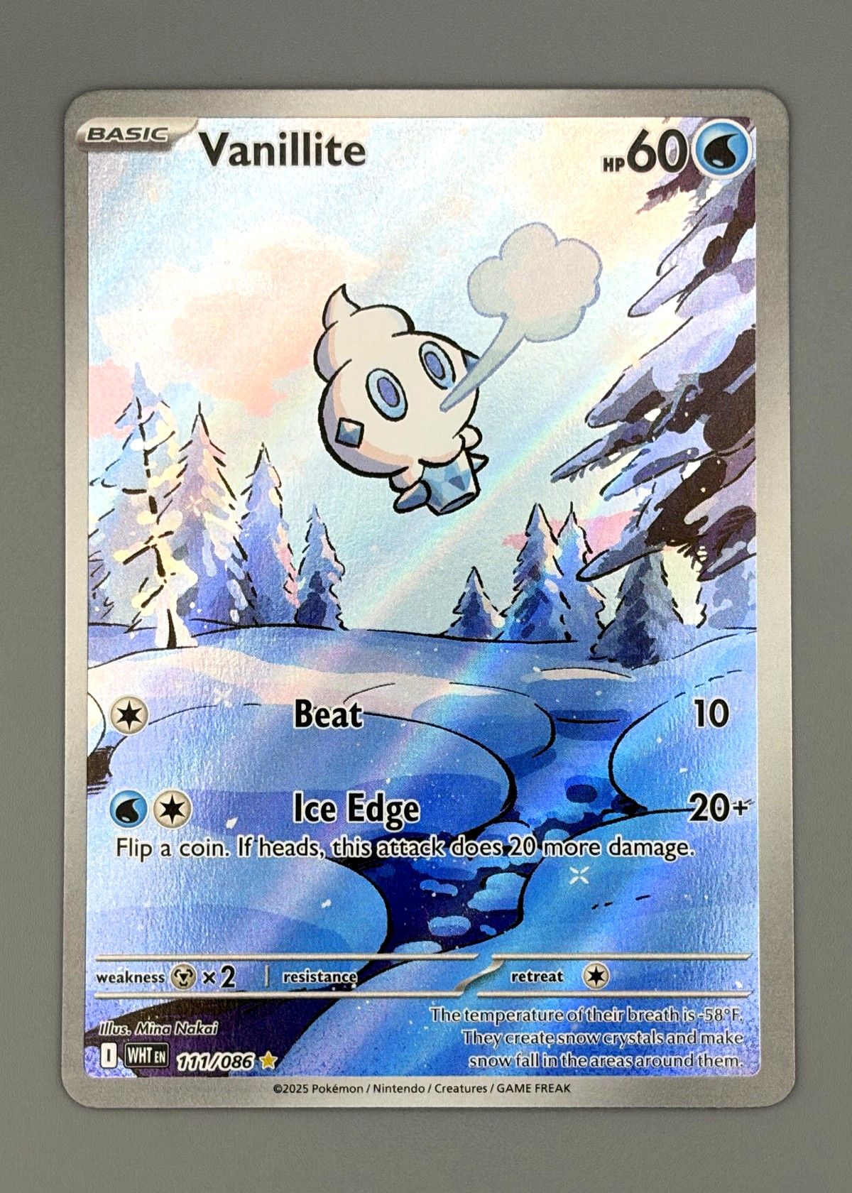 Vanillite 111/086 (Whiteout) - Basic, front
