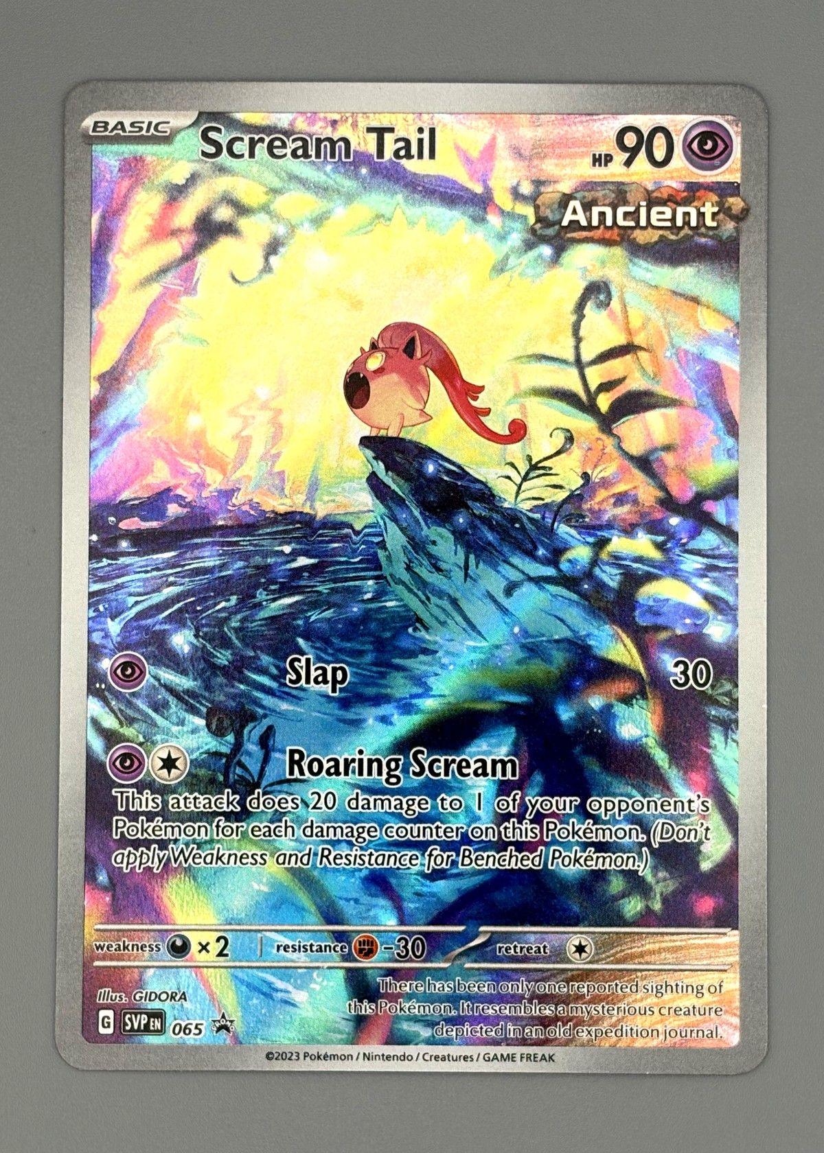 Scream Tail 065 (Scarlet & Violet) - Ancient Rare, front