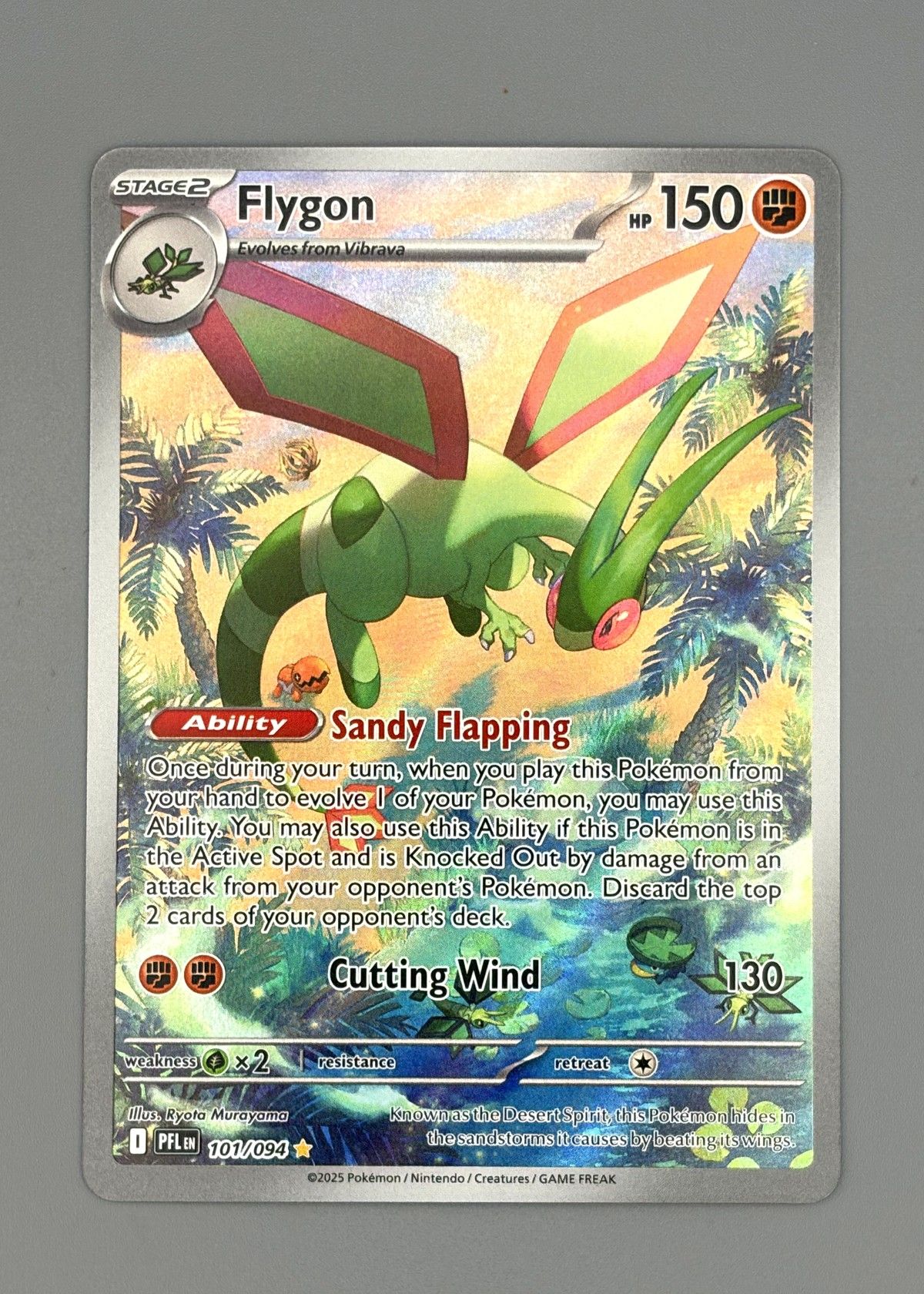 Flygon 101/094 (Scarlet & Violet: Paldean Fates) - Illustration Rare, front