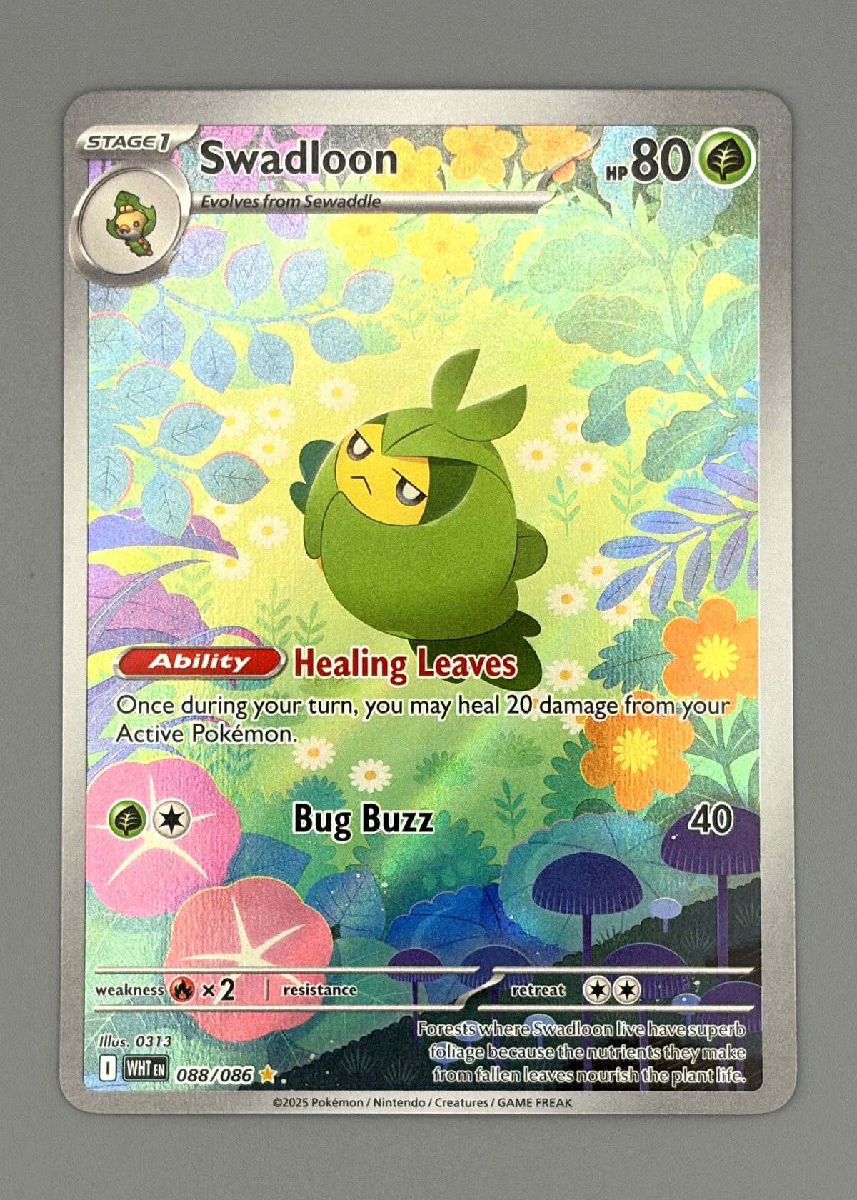 Swadloon 088/086 (Scarlet & Violet) - Holo Rare, front