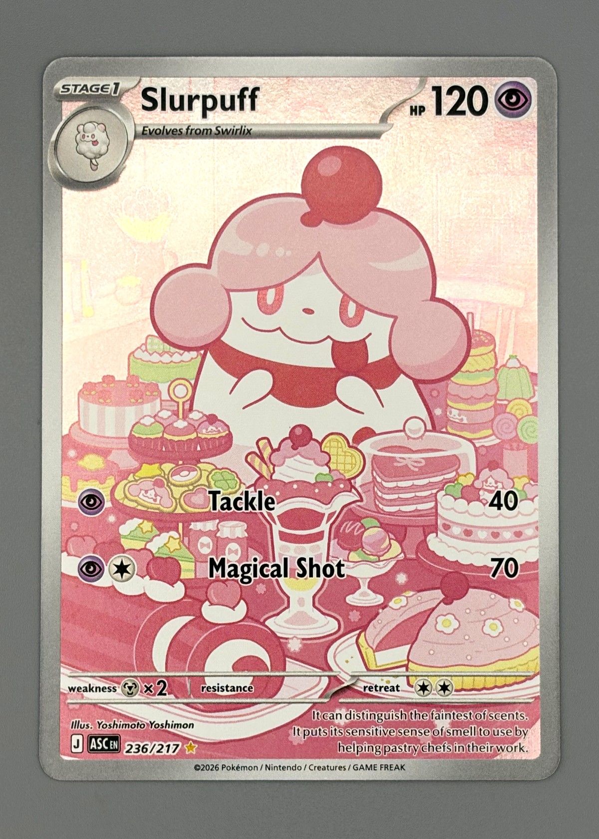 Slurpuff 236/217 (Scarlet & Violet) - Illustration Rare, front