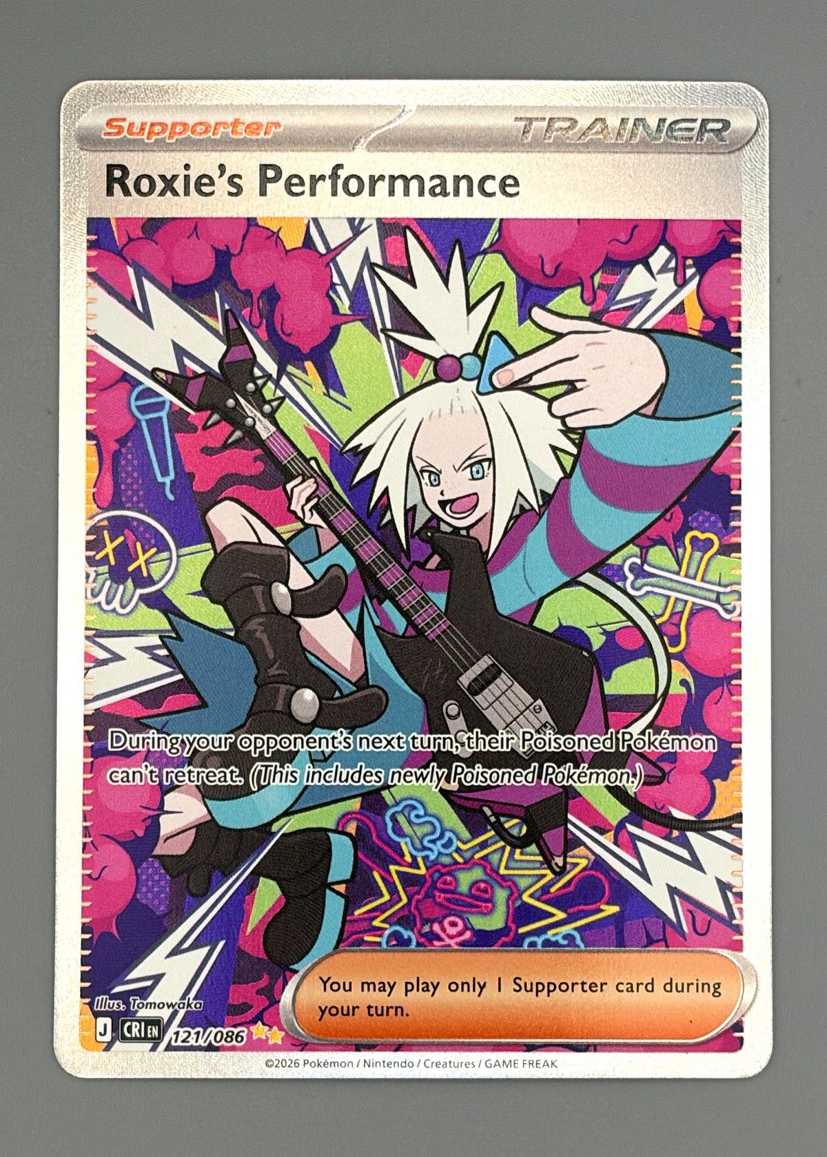 Roxie's Performance 121/086 (Scarlet & Violet) - Supporter, front