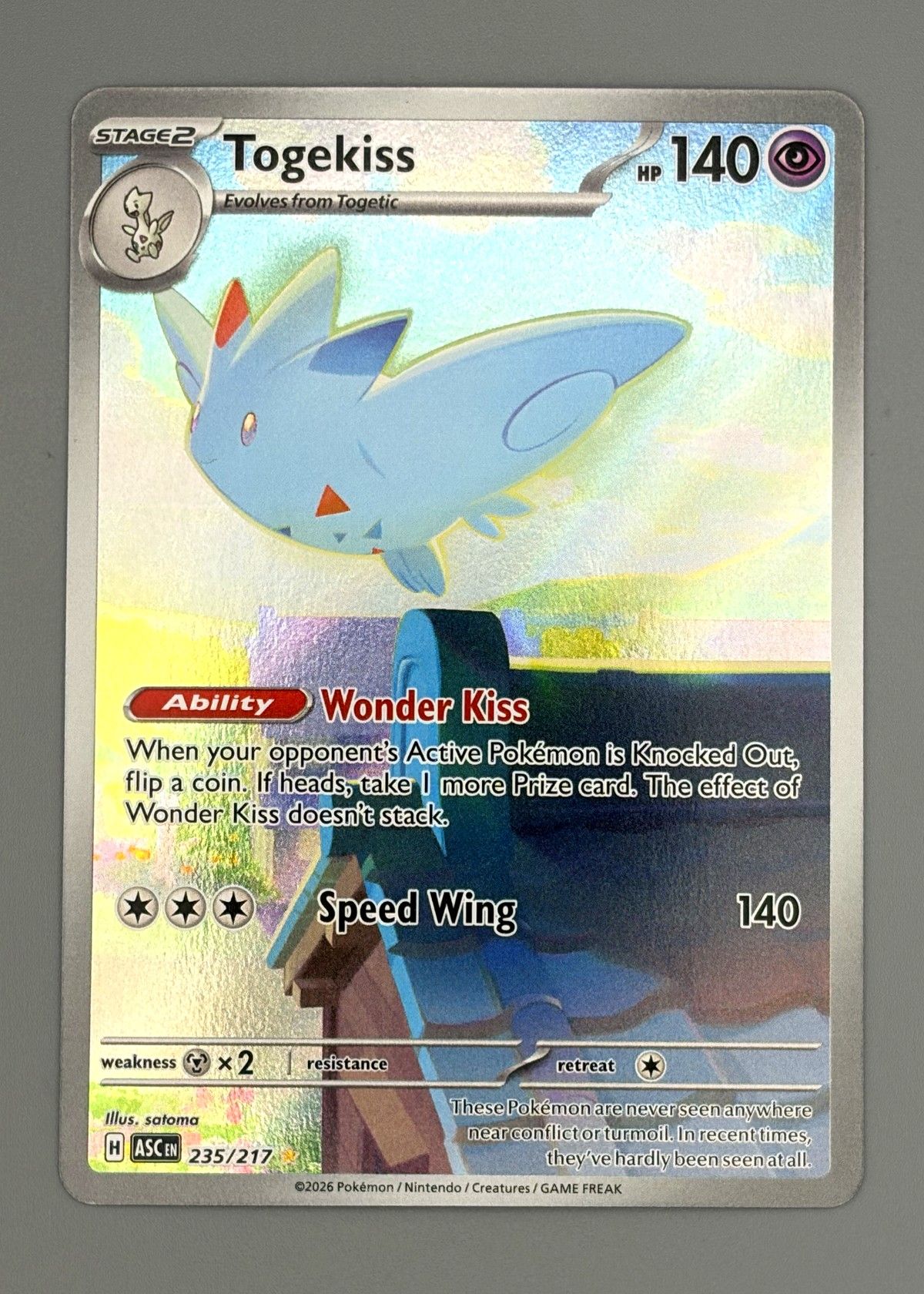 Togekiss 235/217 (Scarlet & Violet) - Illustration Rare, front