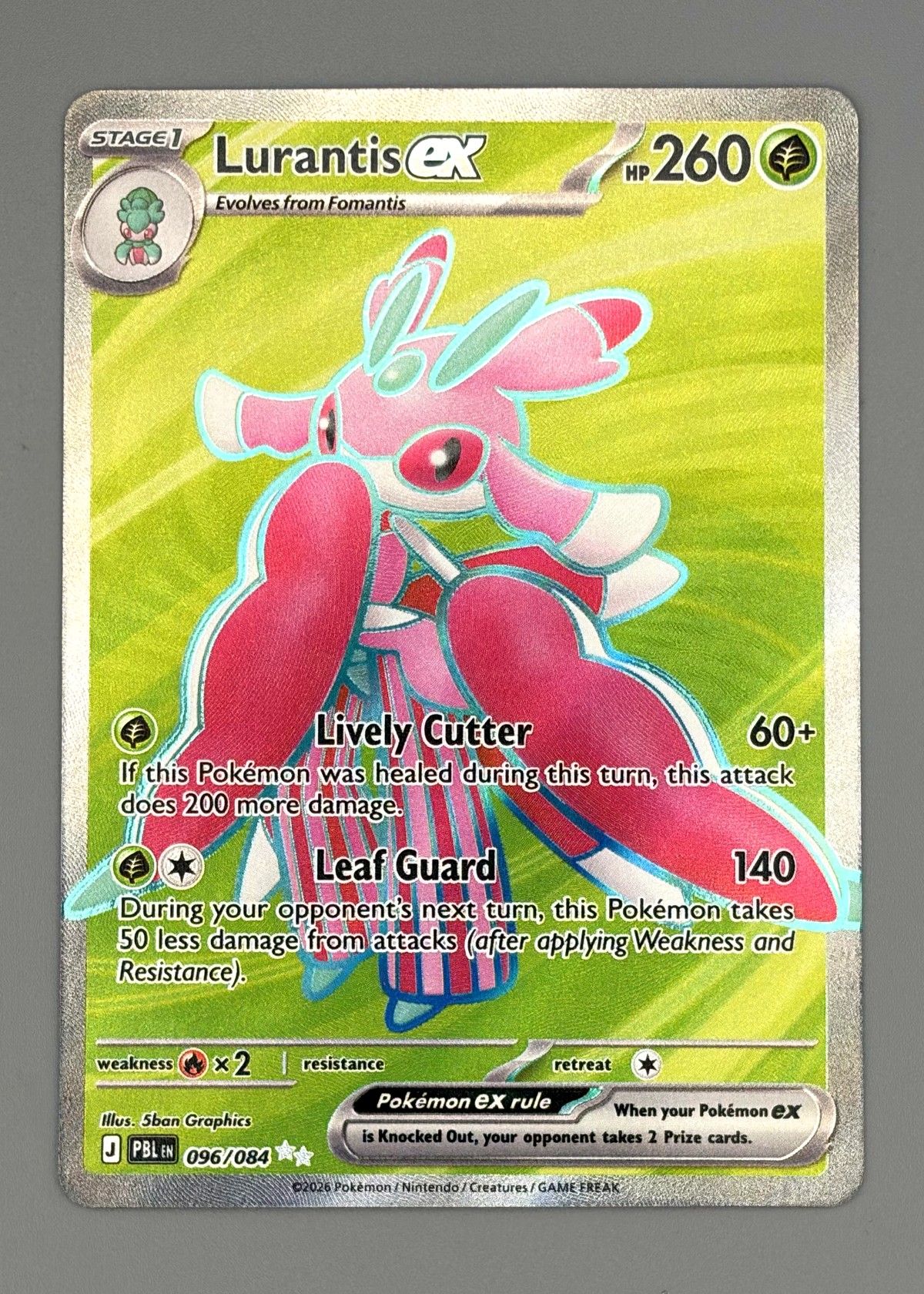 Lurantis ex 096/084 (Scarlet & Violet) - Ultra Rare, front